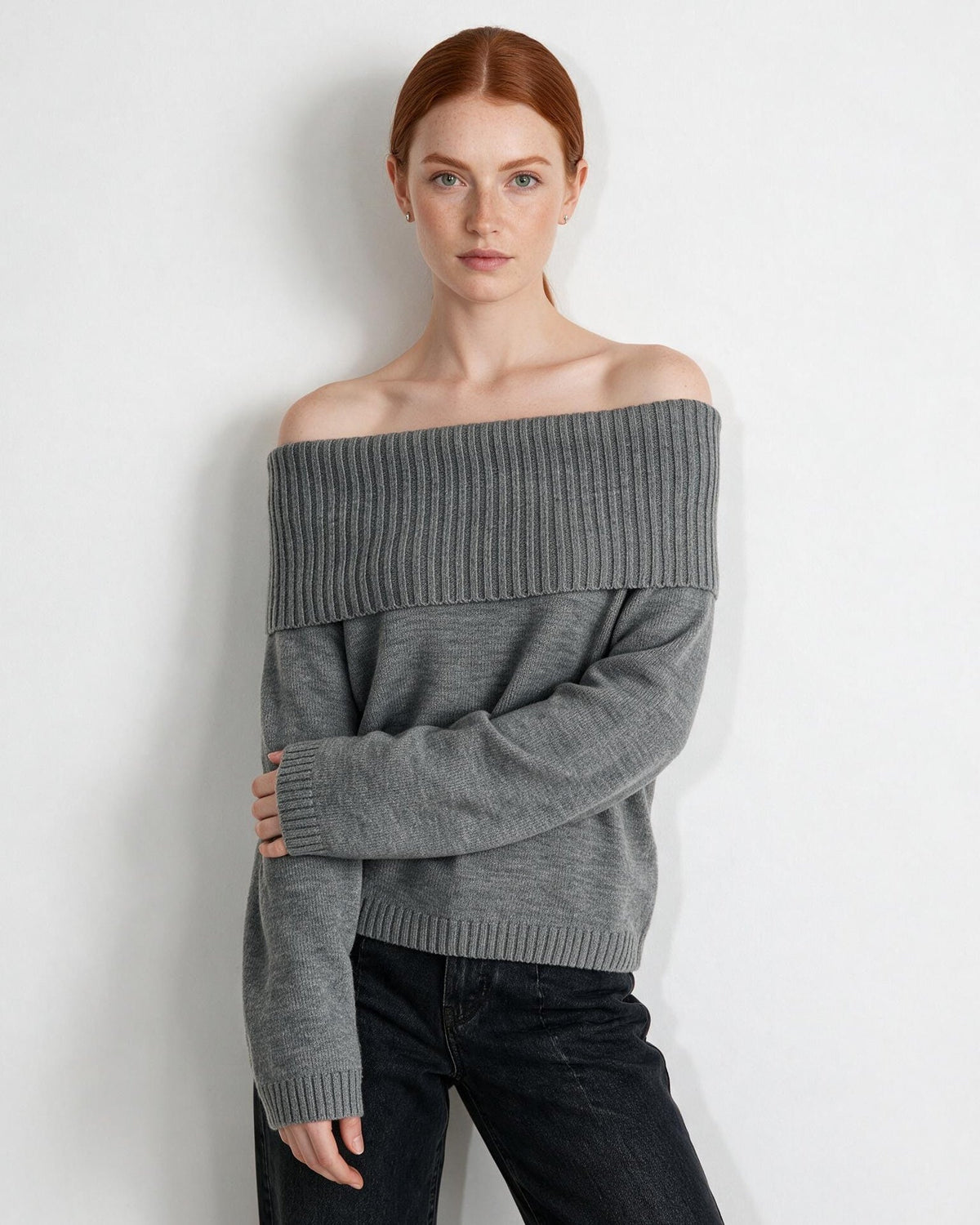 Bardot Ribbed Band Knit Jumper