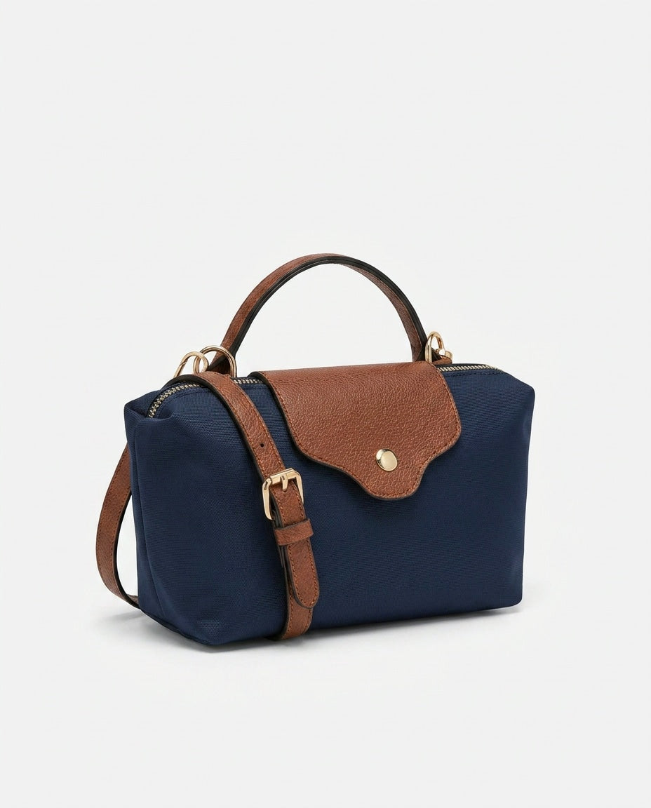 Scalloped Flap Mini Crossbody Bag
