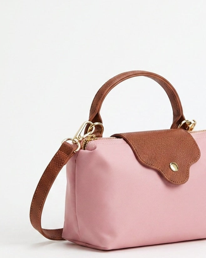 Scalloped Flap Mini Crossbody Bag