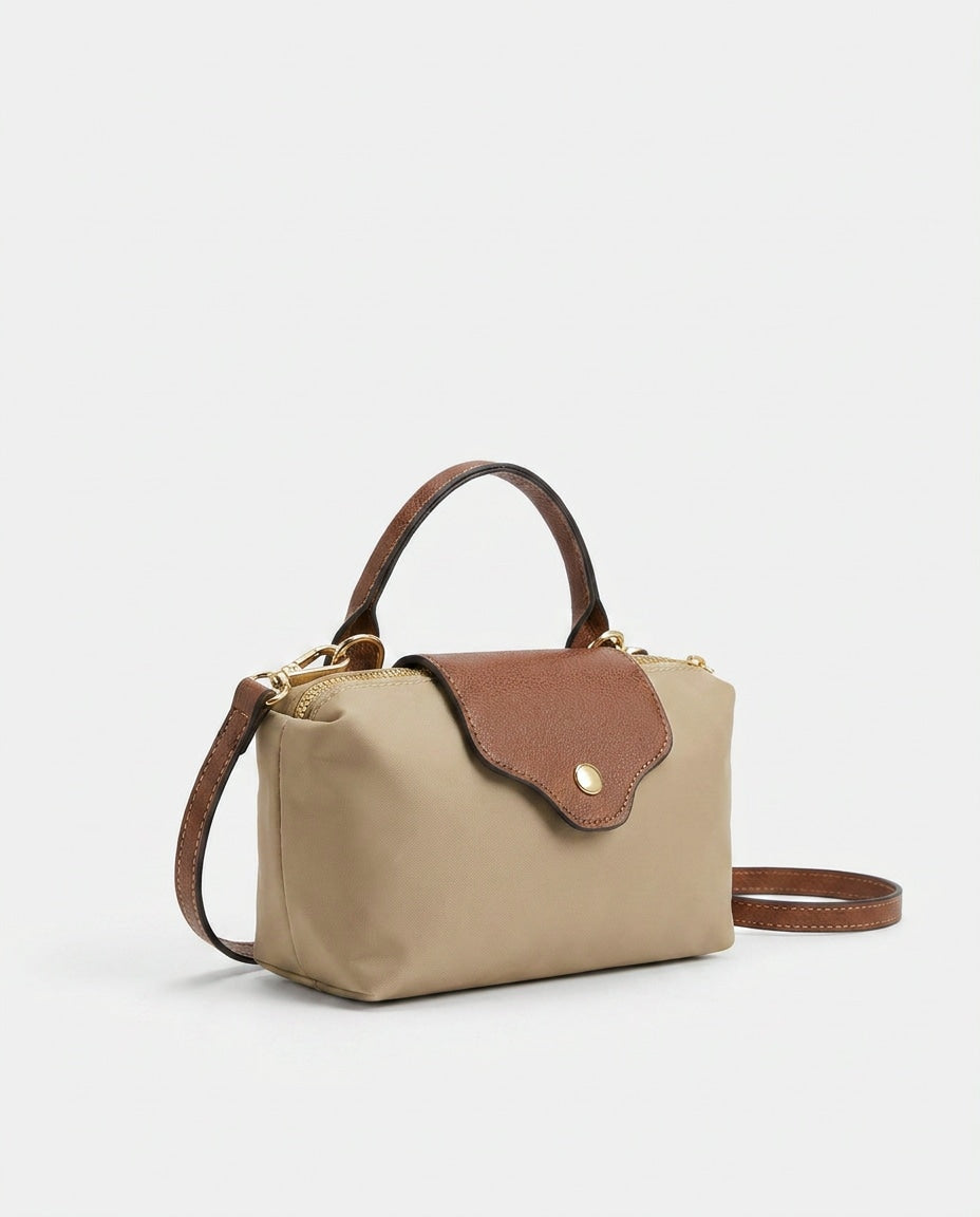 Scalloped Flap Mini Crossbody Bag