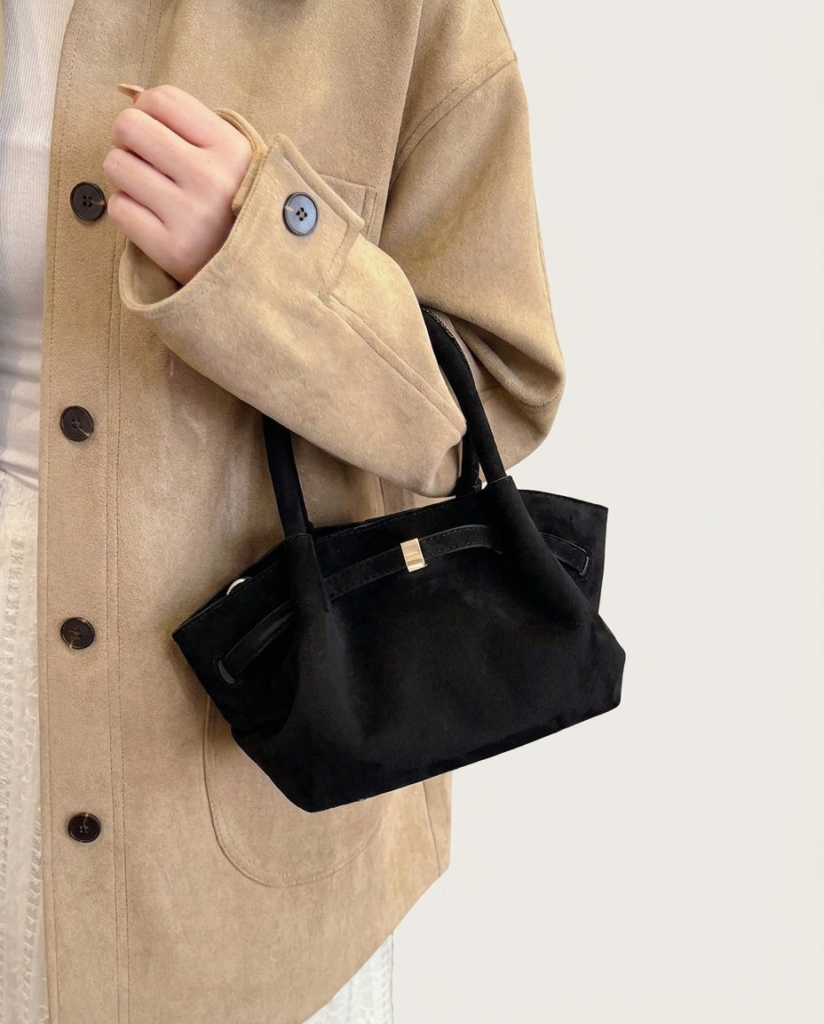Slouchy Winged Mini Crossbody Bag