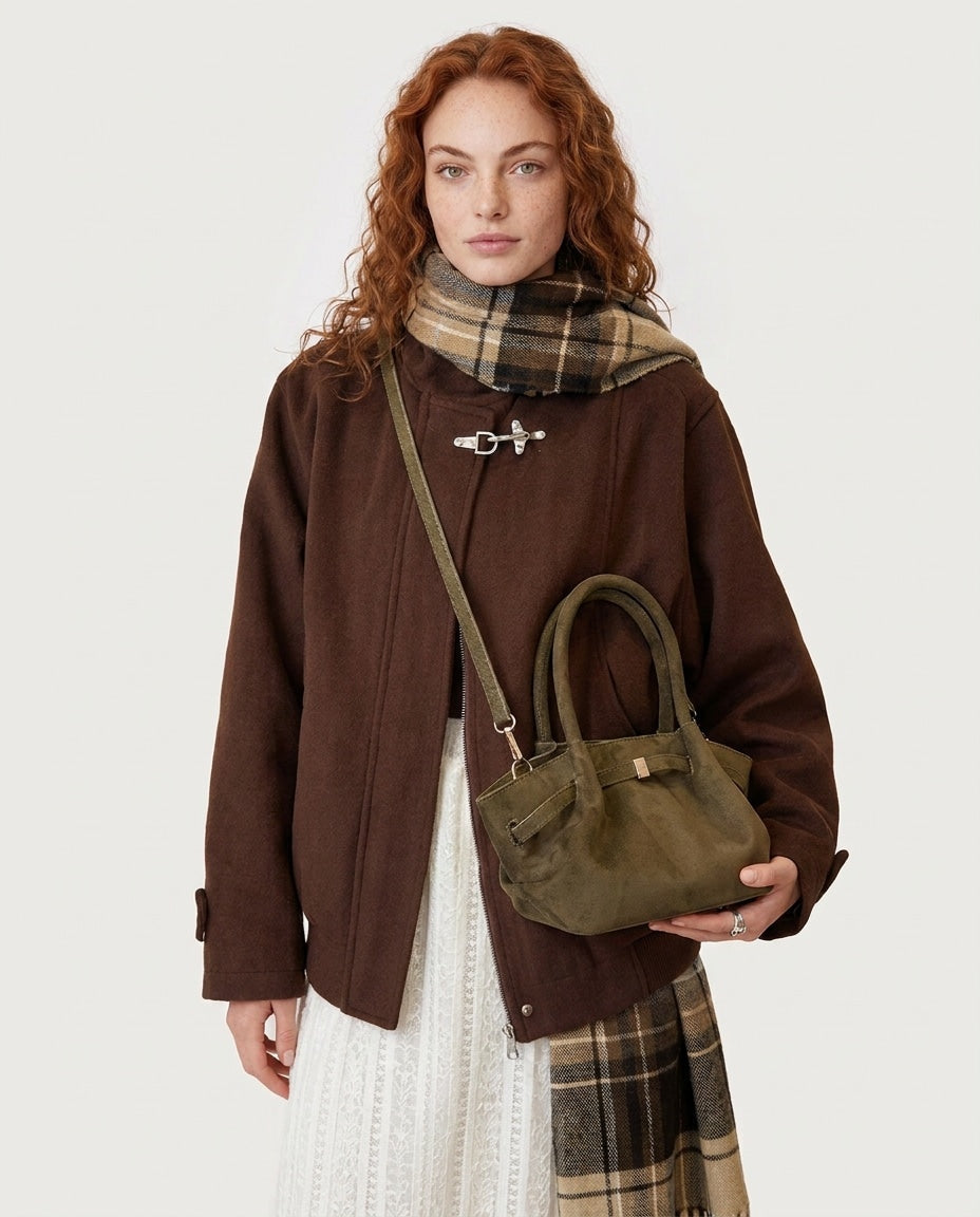 Slouchy Winged Mini Crossbody Bag