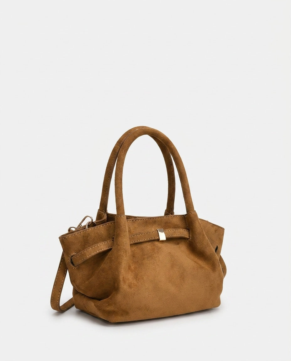 Slouchy Winged Mini Crossbody Bag