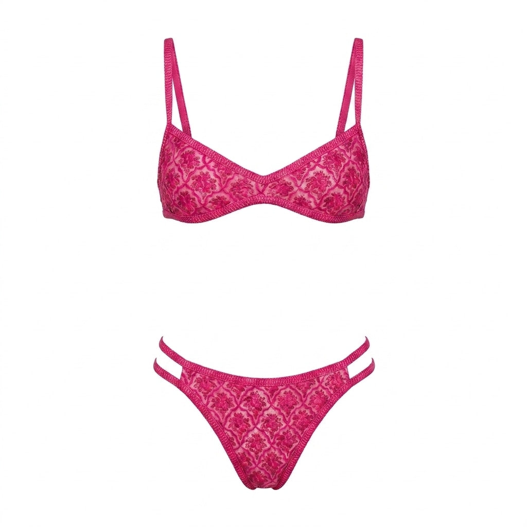 Baroque Print Bikini Set
