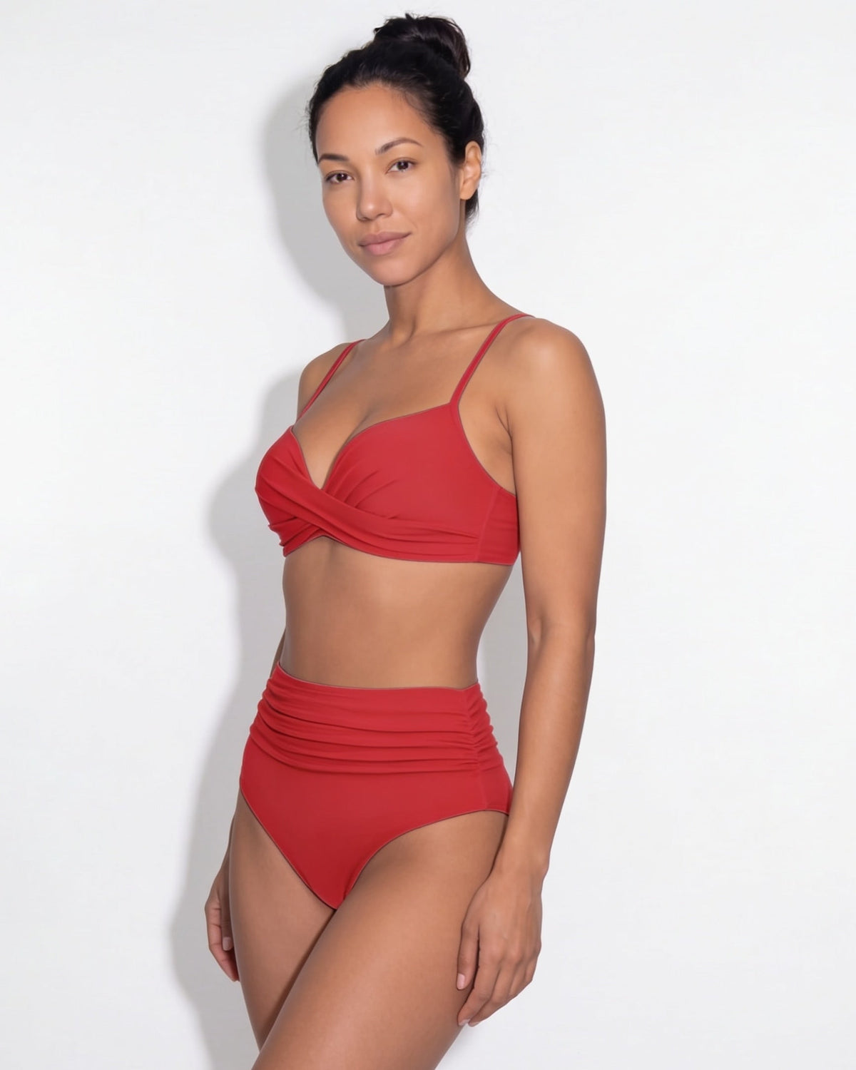 Adjustable Wrap Front Bikini Set