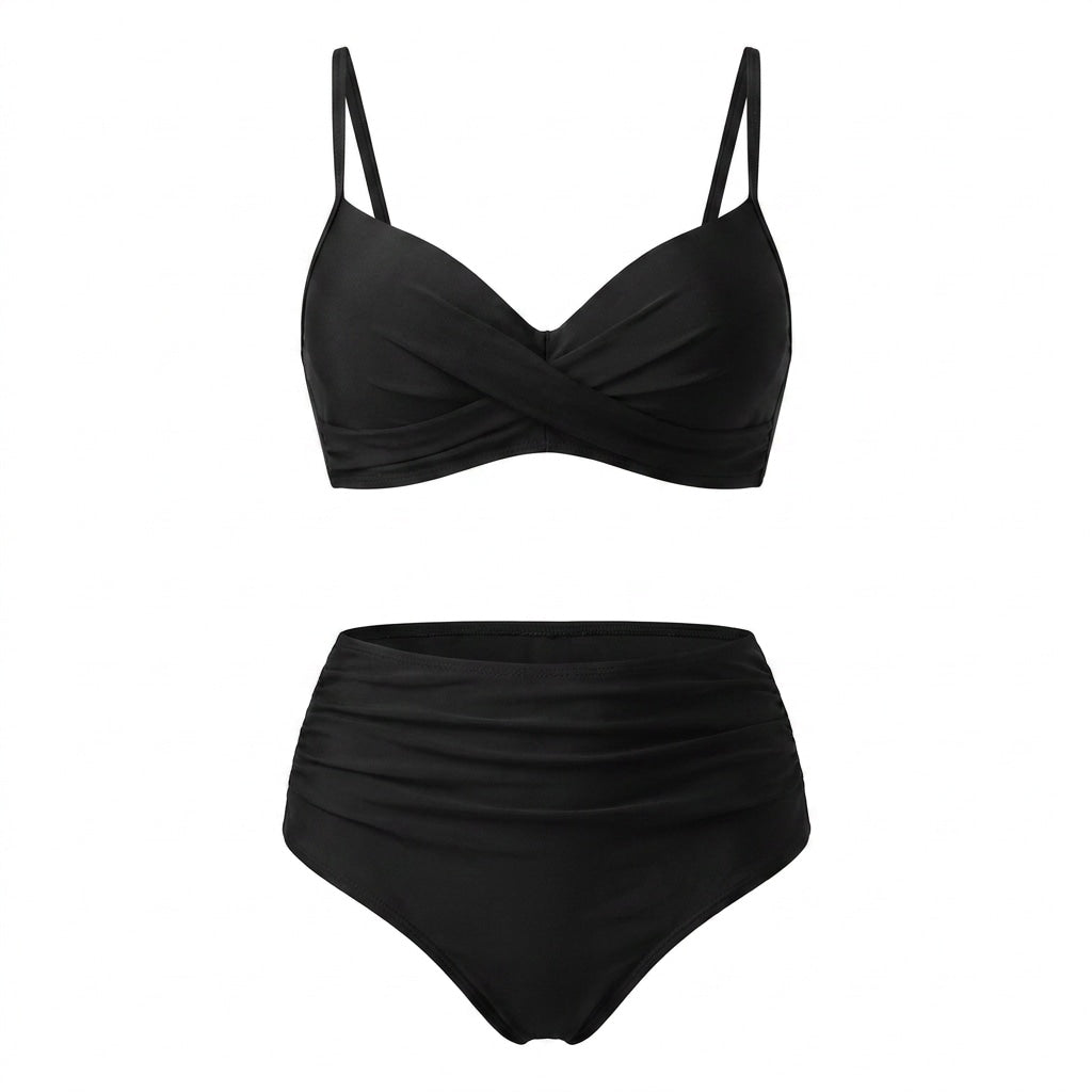 Adjustable Wrap Front Bikini Set