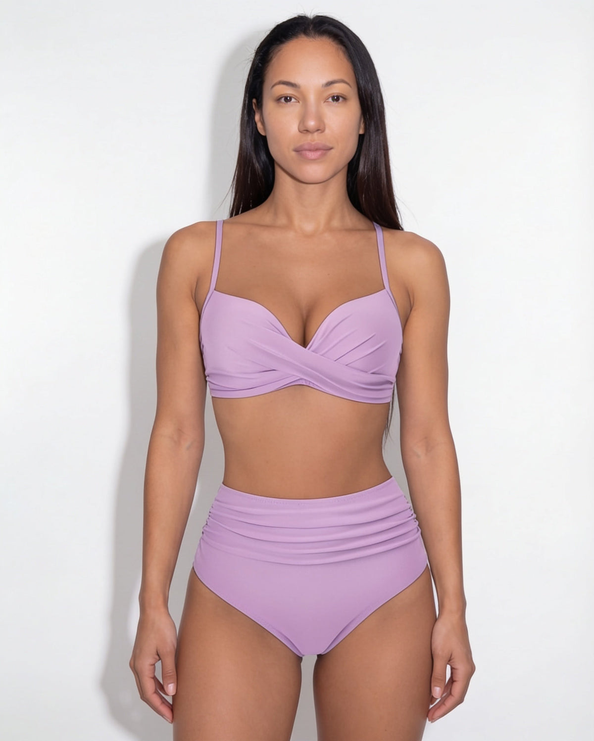 Adjustable Wrap Front Bikini Set