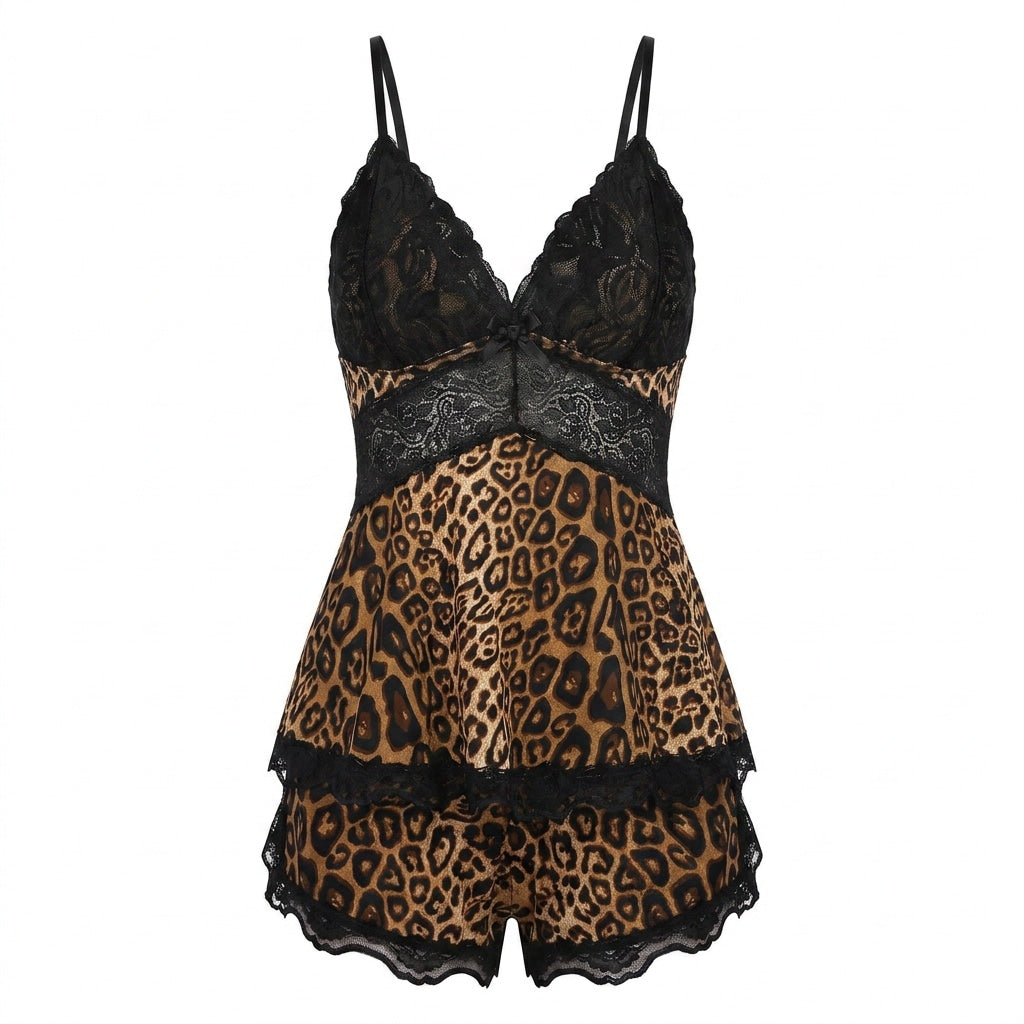 Lace Trim Cami Pyjama Set