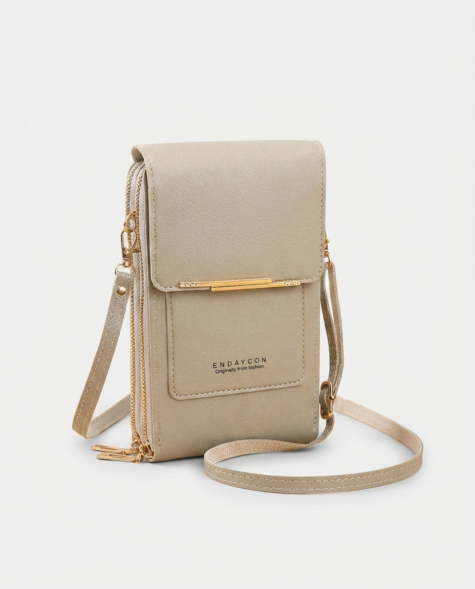 Metallic Bar Mini Crossbody Bag