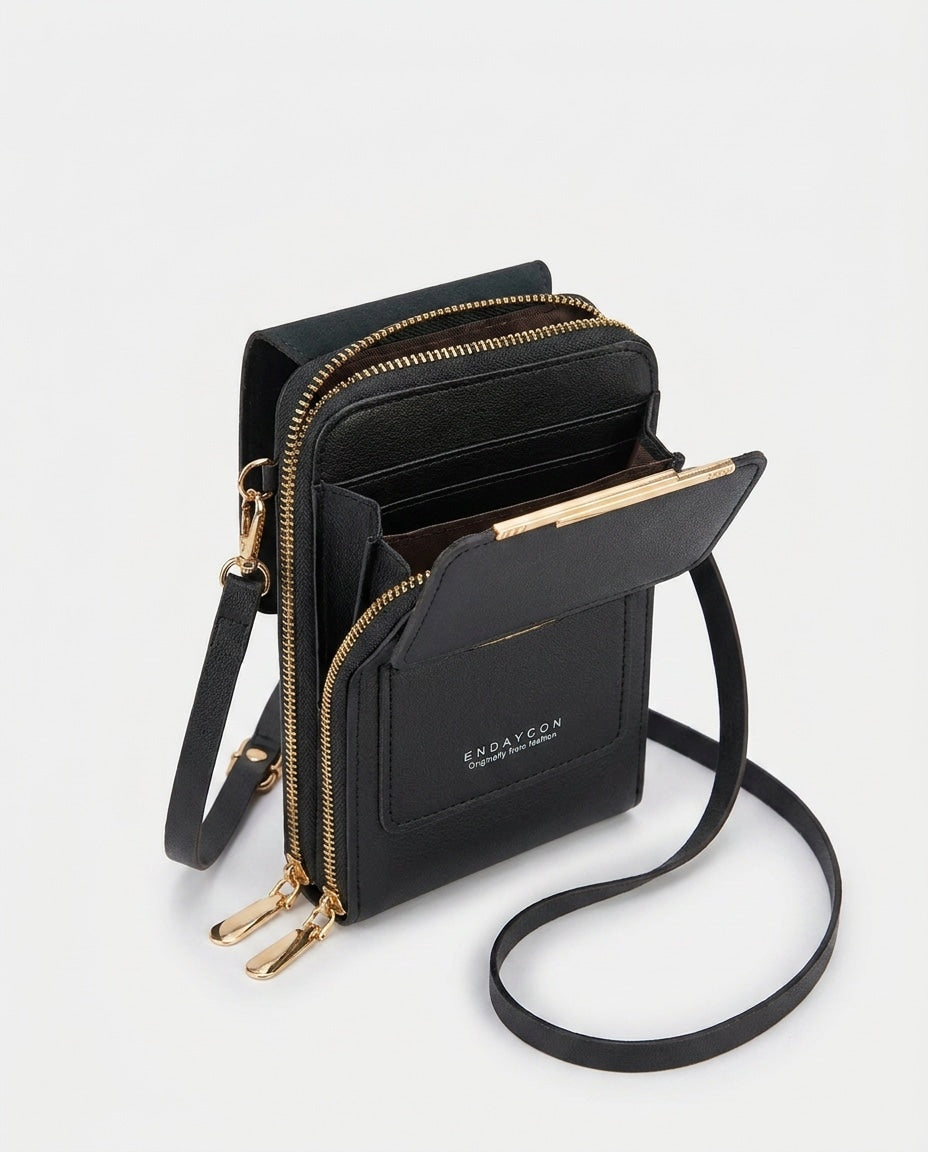 Metallic Bar Mini Crossbody Bag