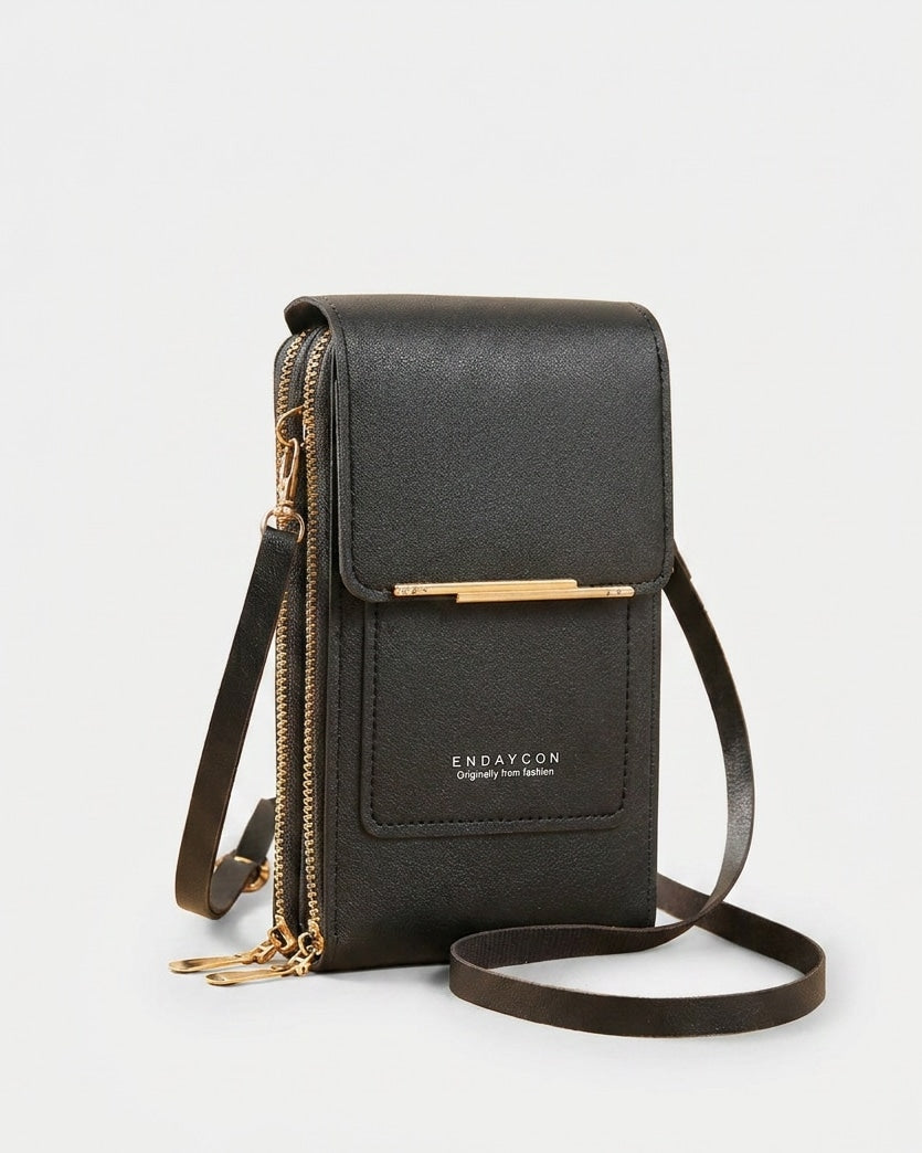 Metallic Bar Mini Crossbody Bag