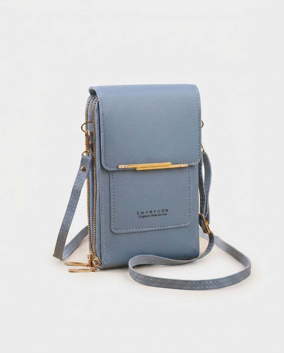 Metallic Bar Mini Crossbody Bag