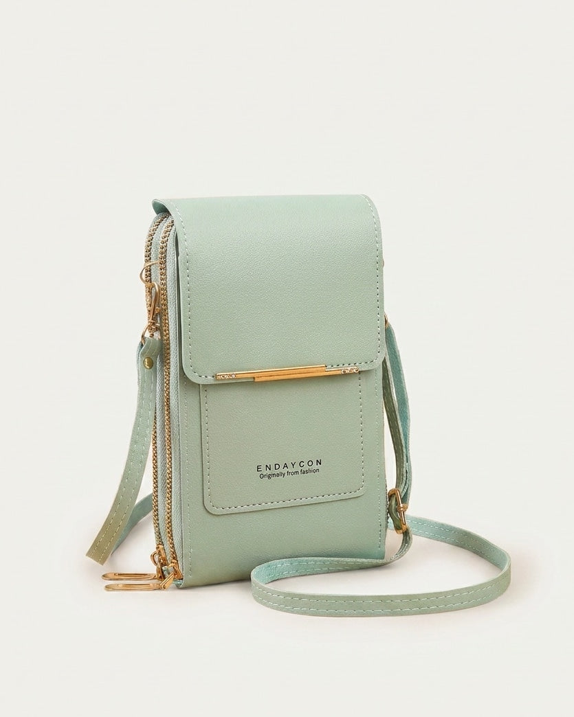 Metallic Bar Mini Crossbody Bag