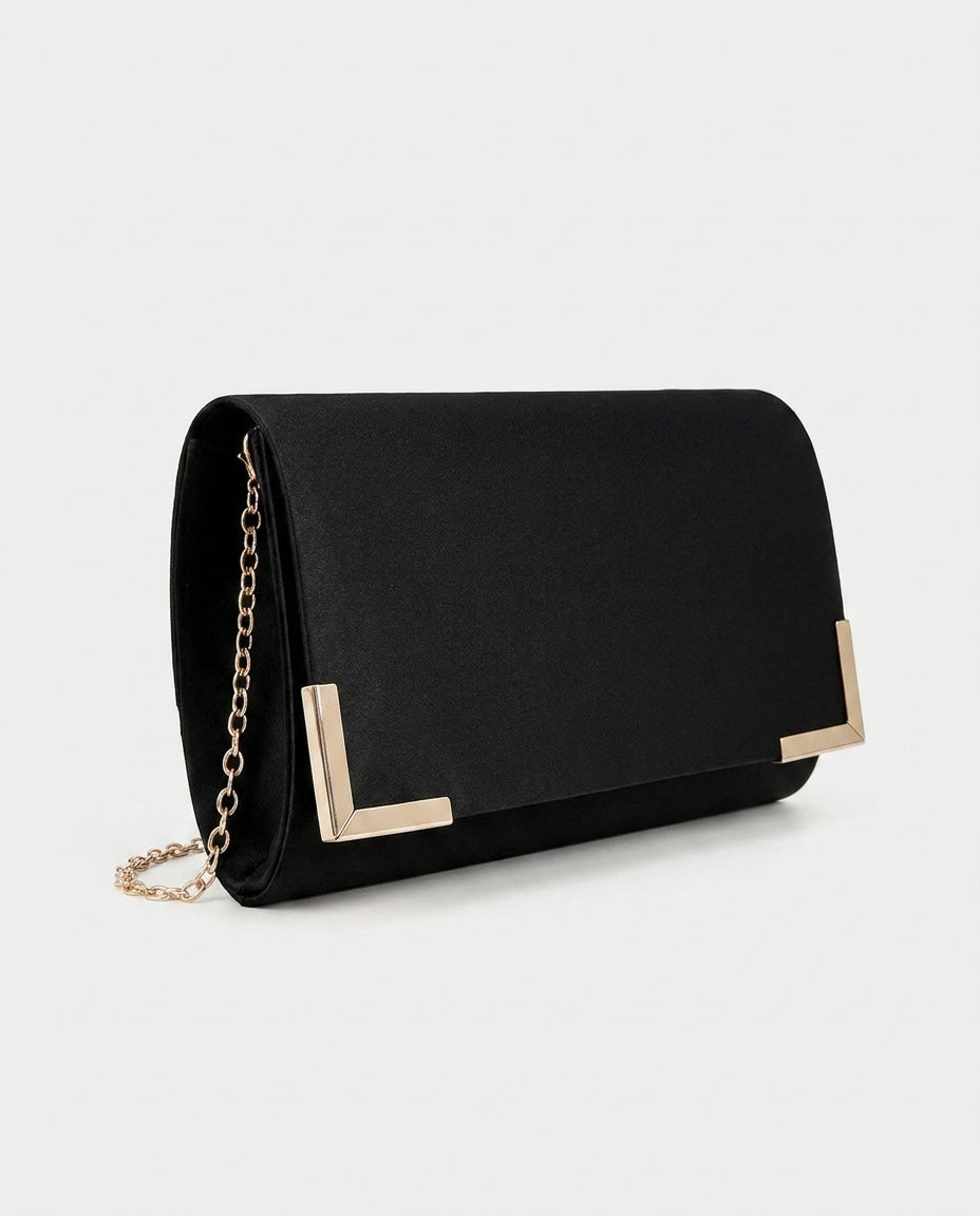 Chain Strap Envelope Clutch Bag