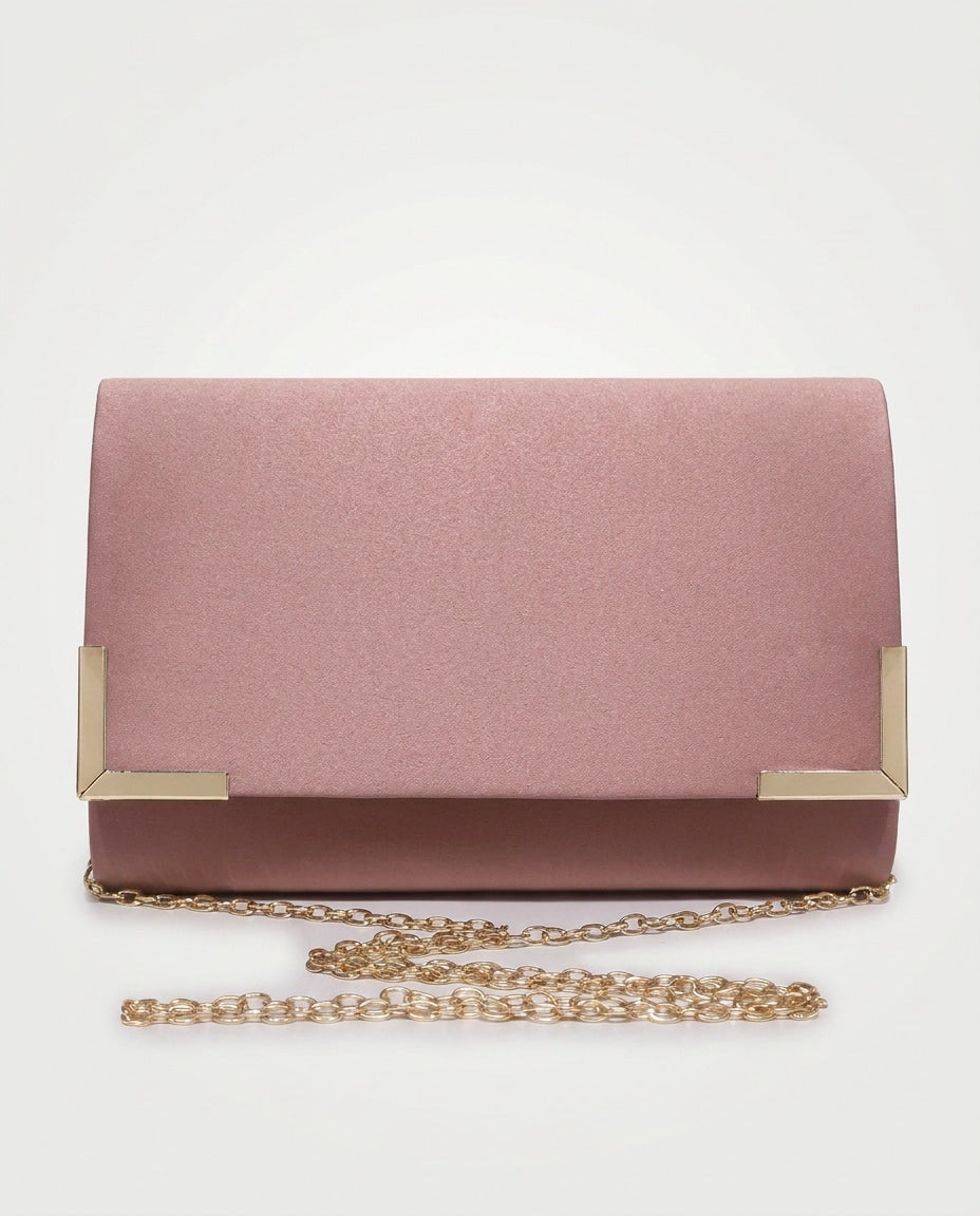 Chain Strap Envelope Clutch Bag