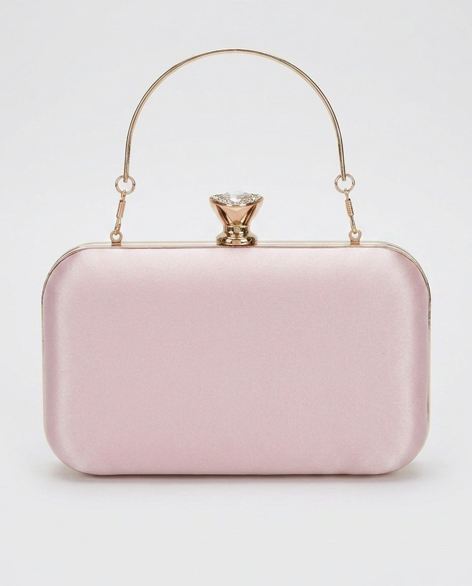 Floral Embellished Top Handle Bag