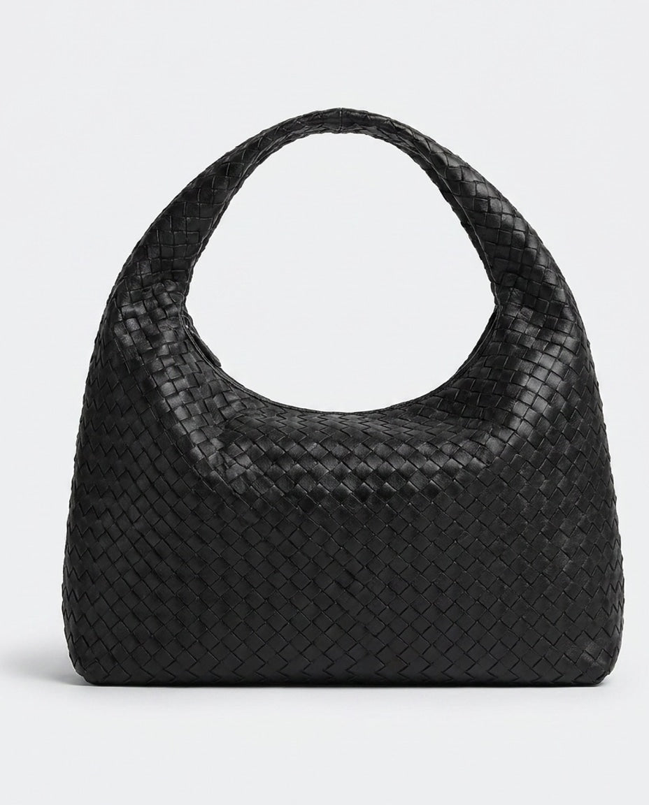 Woven Hobo Shoulder Bag