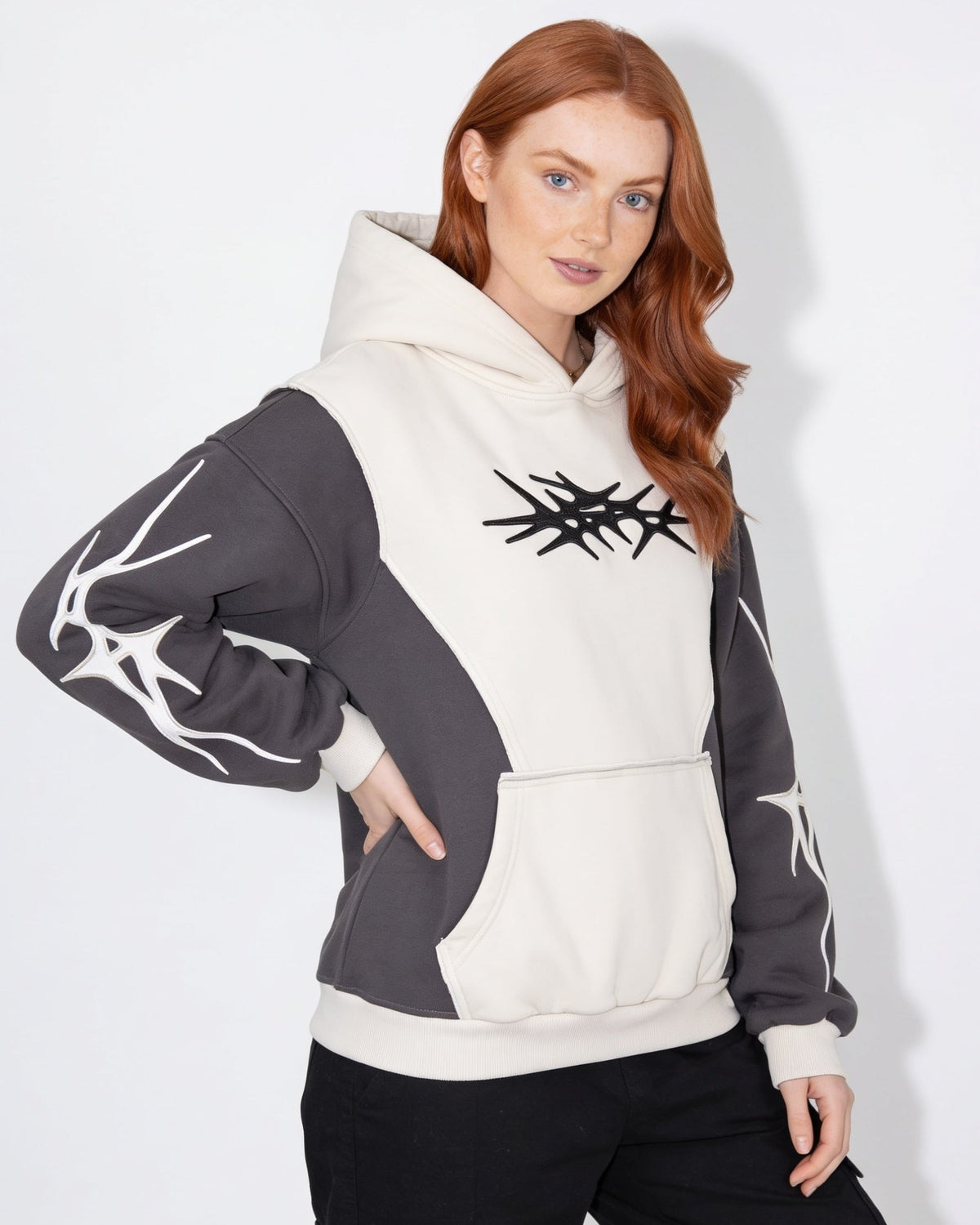 Star Graphic Oversized Hoodie
