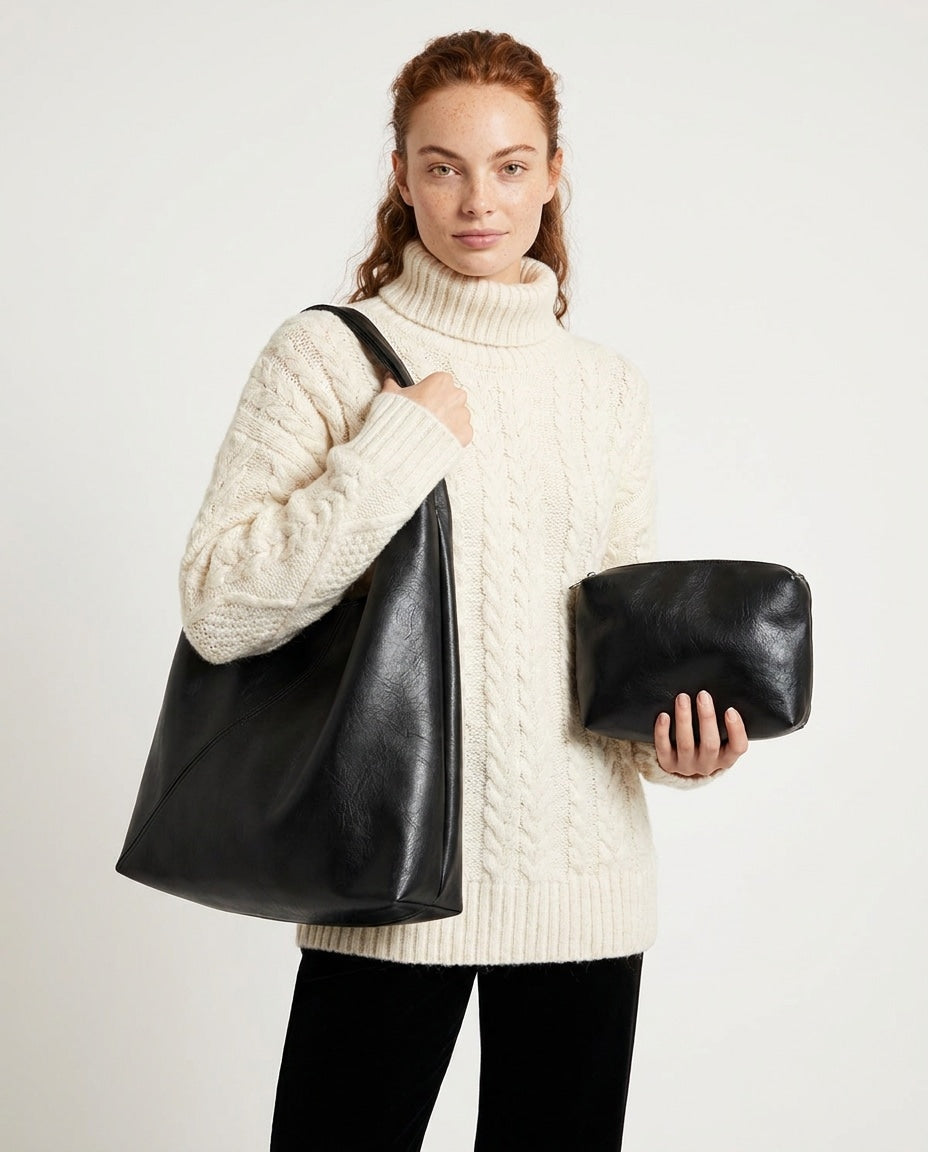 Slouchy Hobo Bag Set