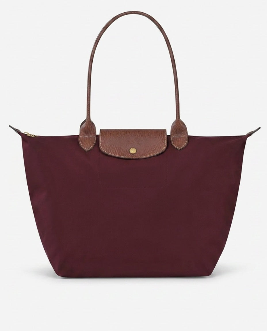 Structured Flap Pocket Tote Bag