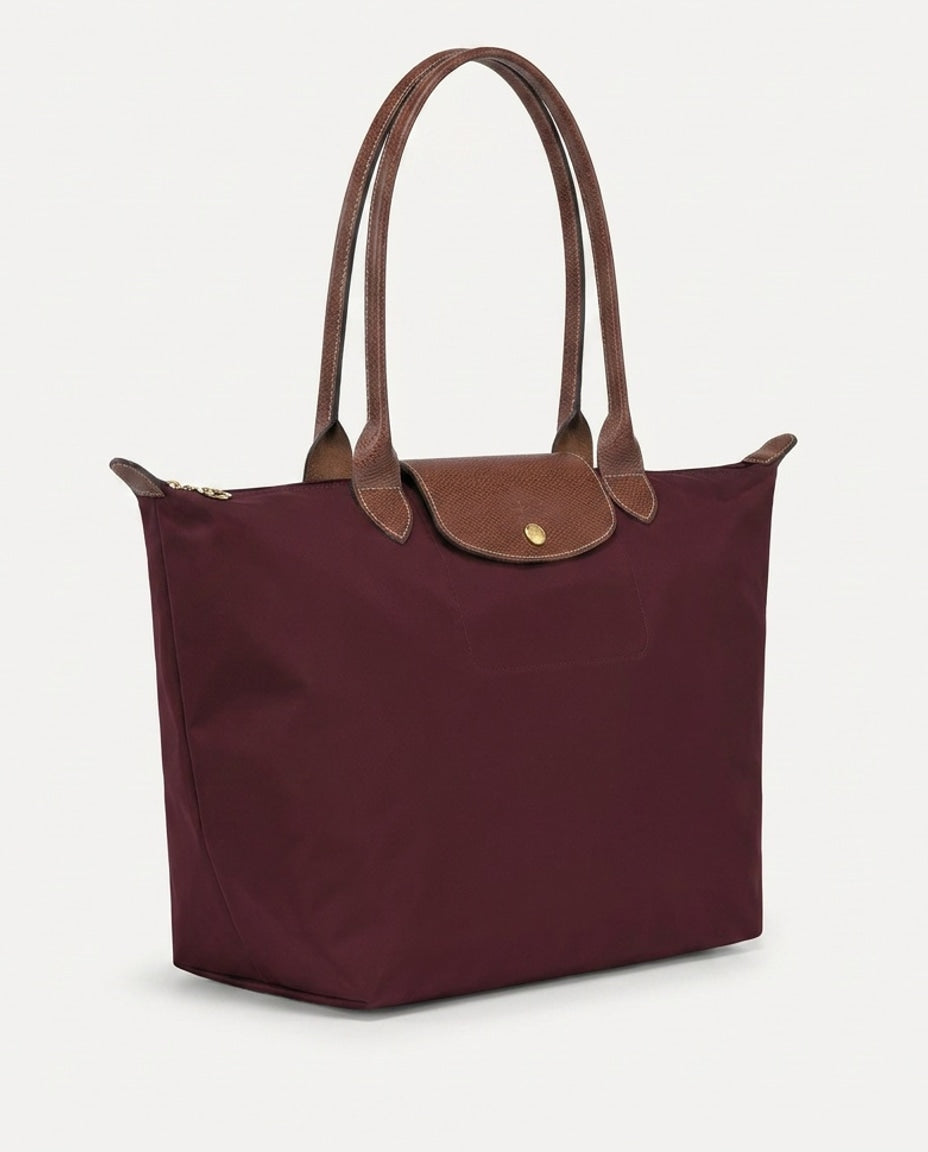 Structured Flap Pocket Tote Bag
