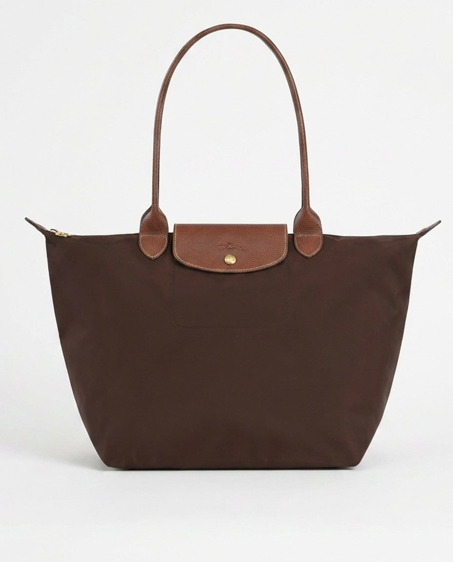 Structured Flap Pocket Tote Bag