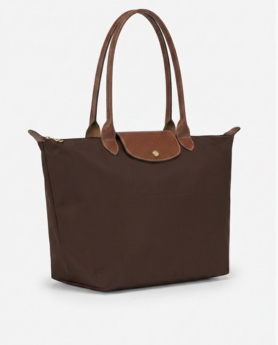Structured Flap Pocket Tote Bag
