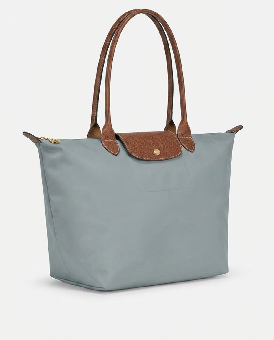 Structured Flap Pocket Tote Bag