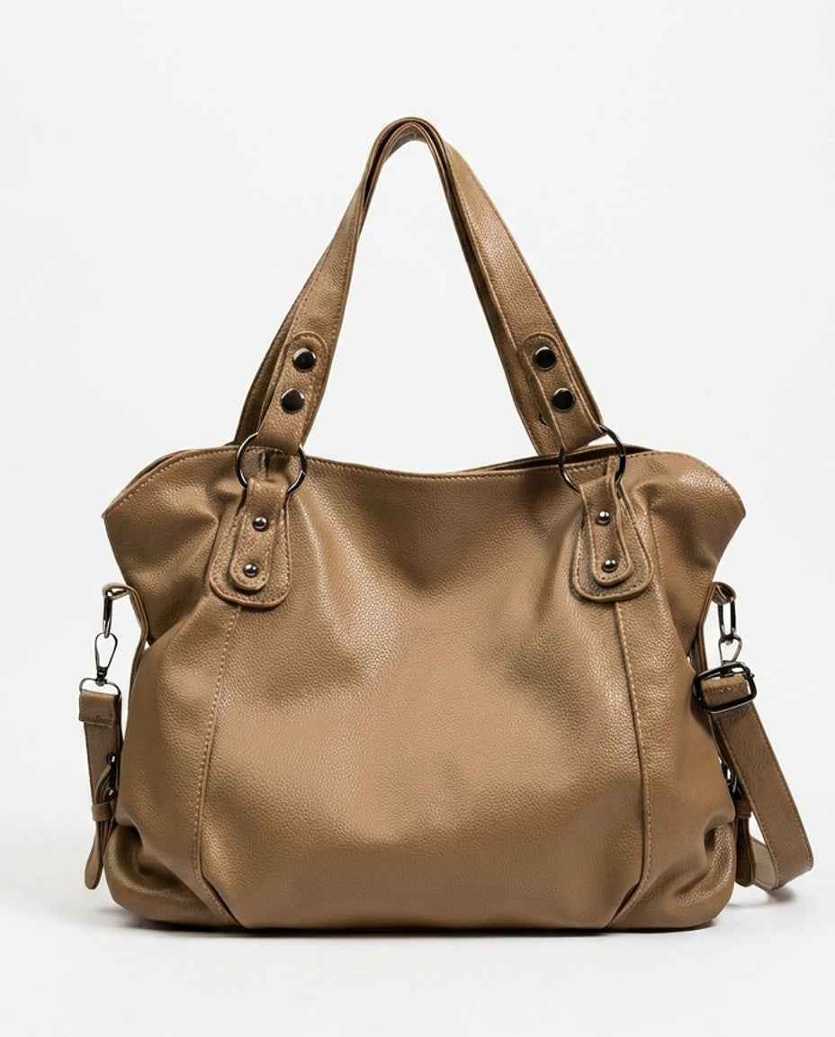 Slouchy Double Handle Crossbody Bag