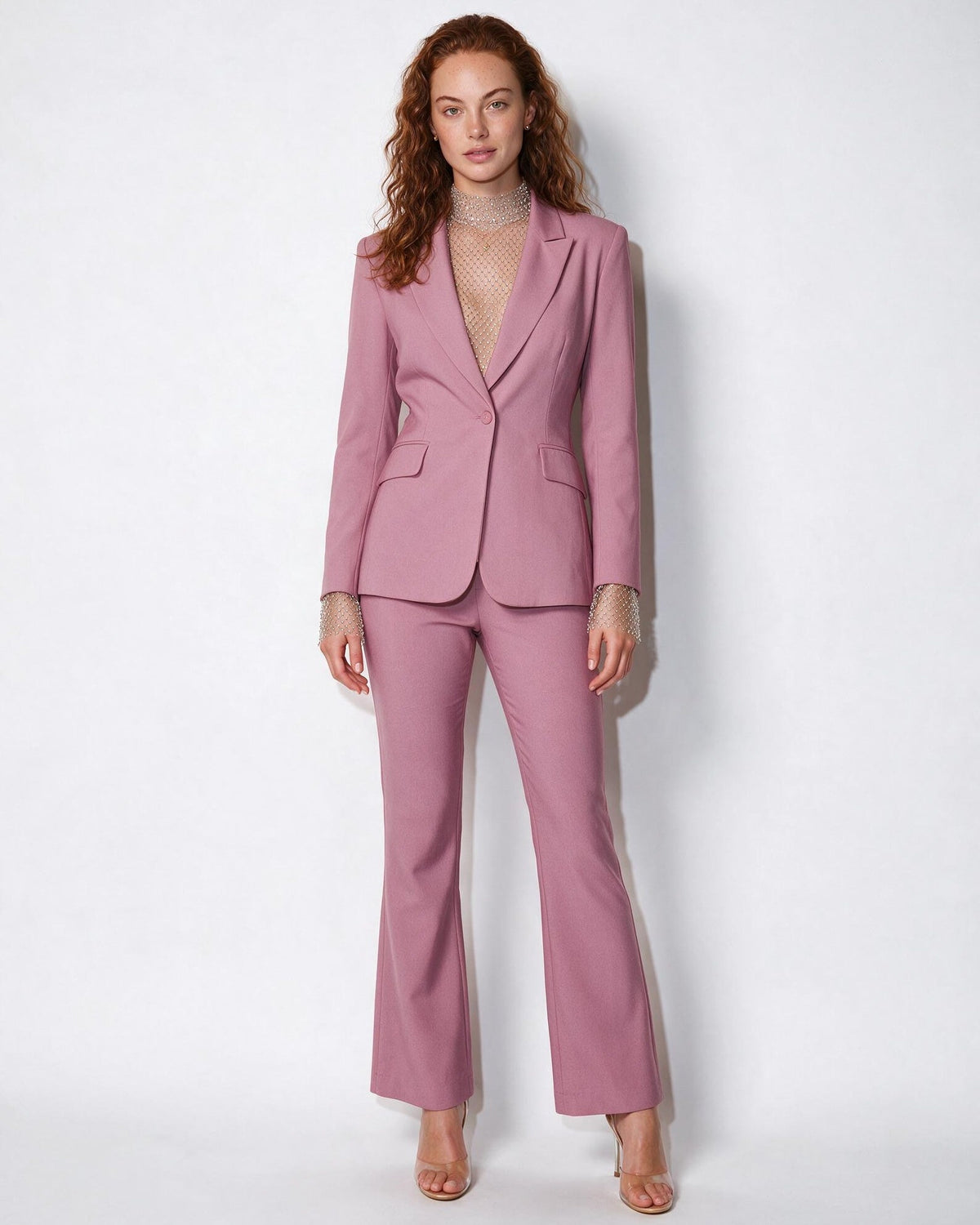 Single-Breasted Blazer and Trouser Co-ord