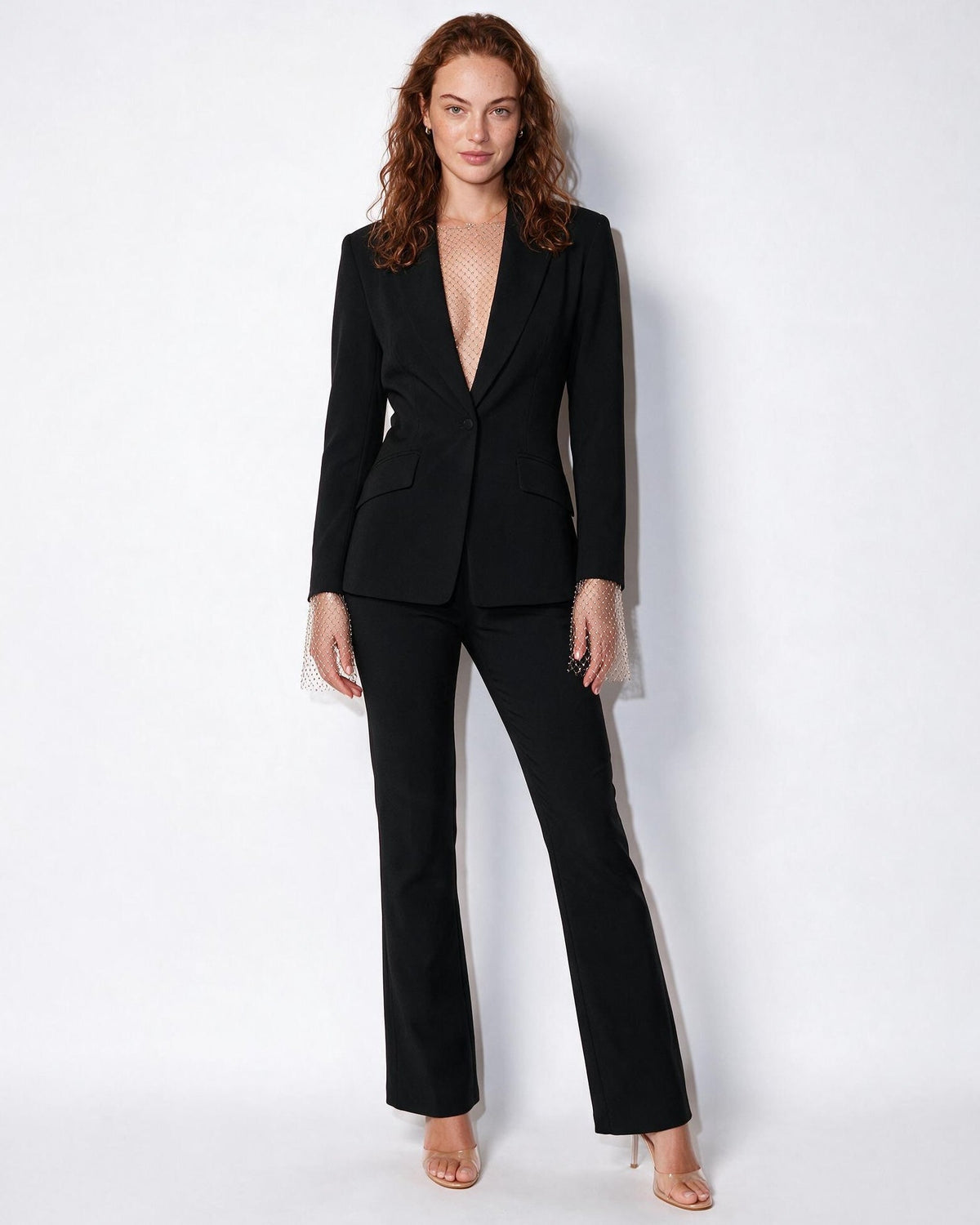 Single-Breasted Blazer and Trouser Co-ord