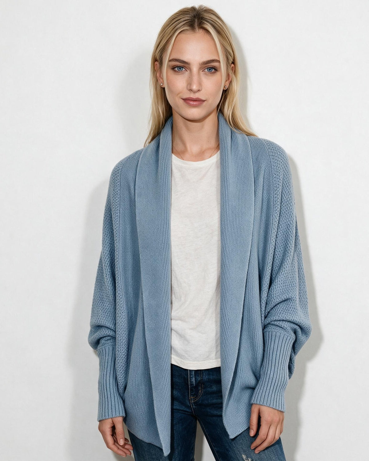 Dolman Sleeve Longline Cardigan