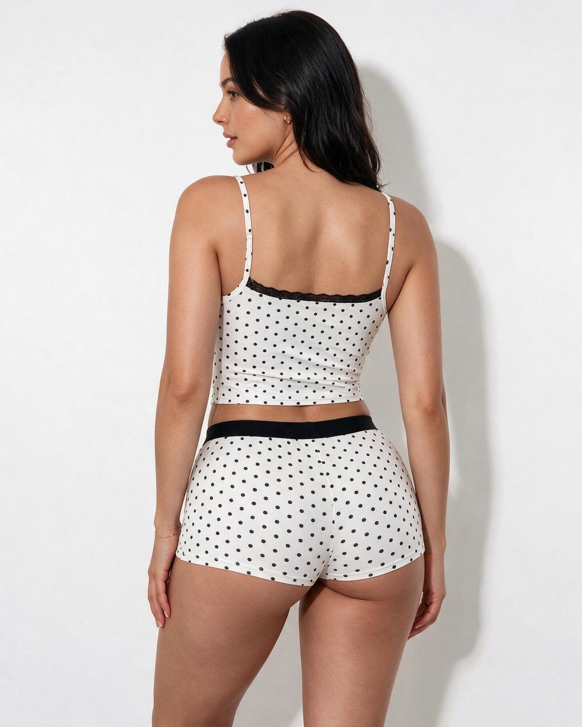 Polka Dot Cami & Shorts Pyjama Set