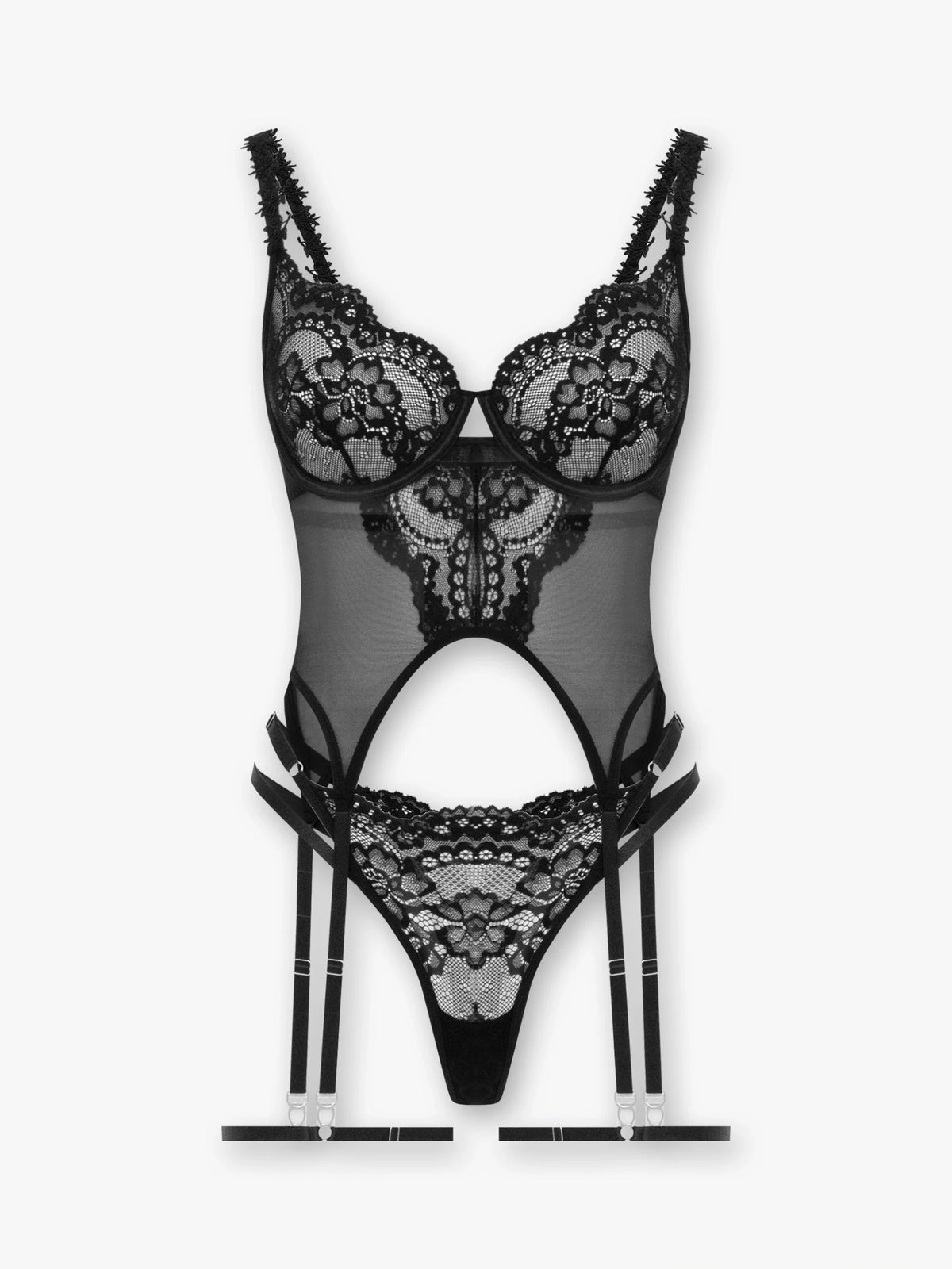 Amber Bustier Lingerie Set