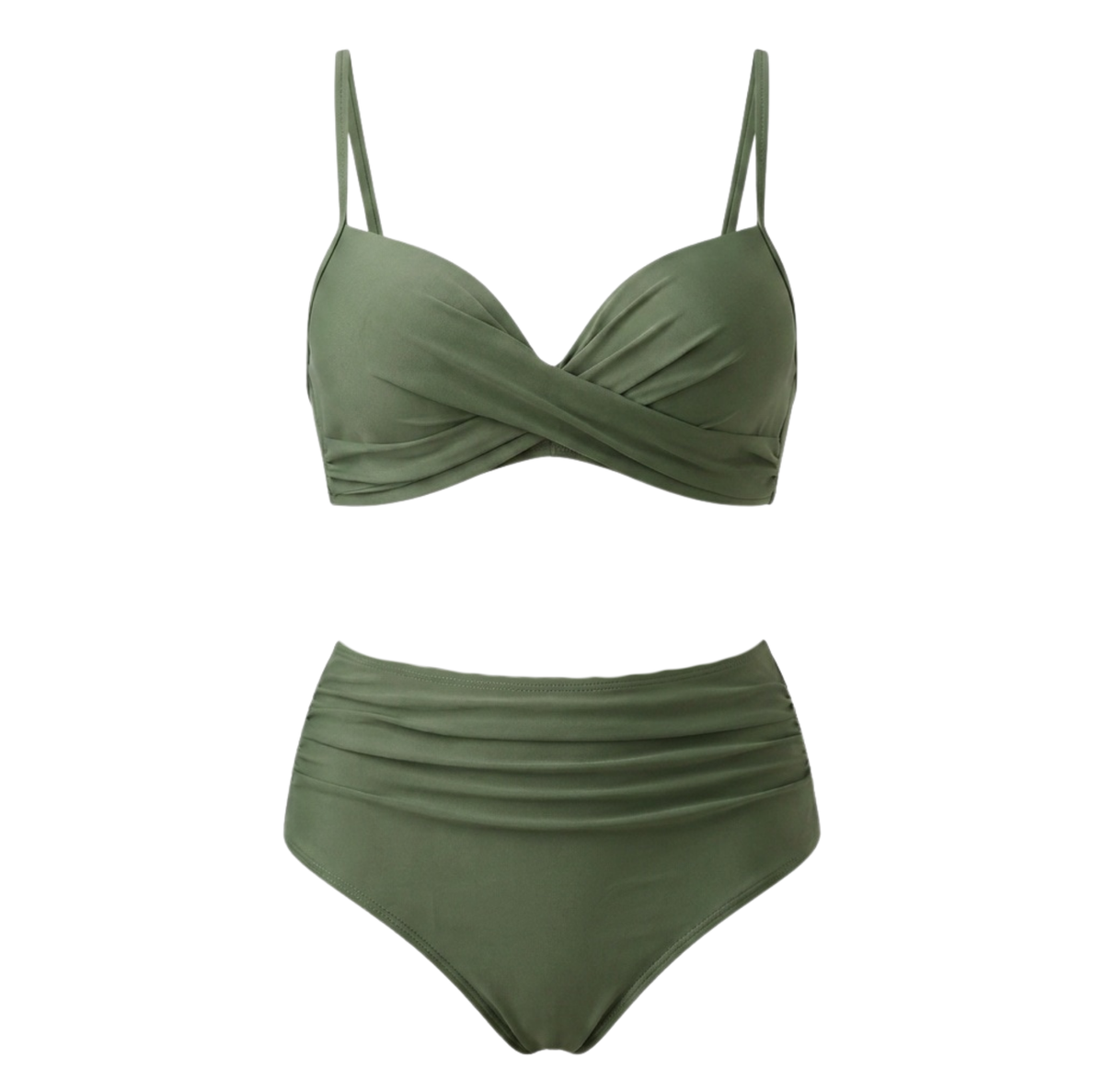 Adjustable Wrap Front Bikini Set