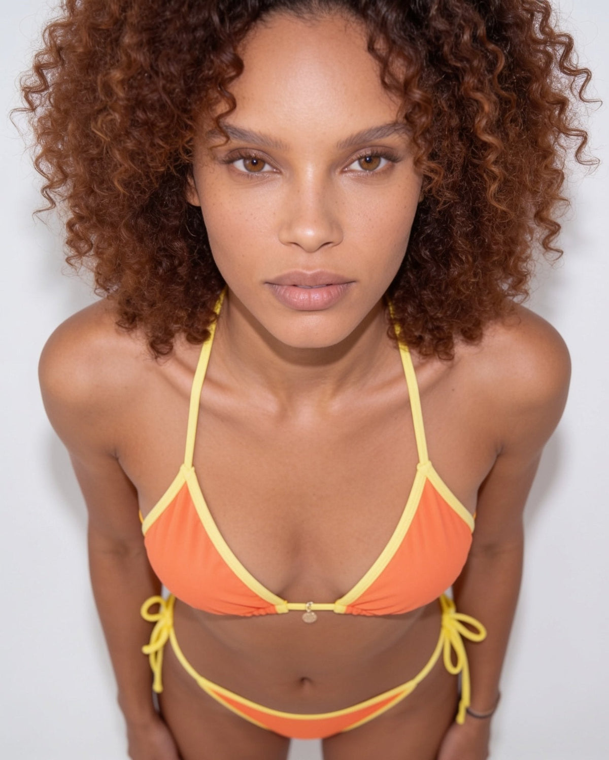 Contrast Binding Triangle Bikini