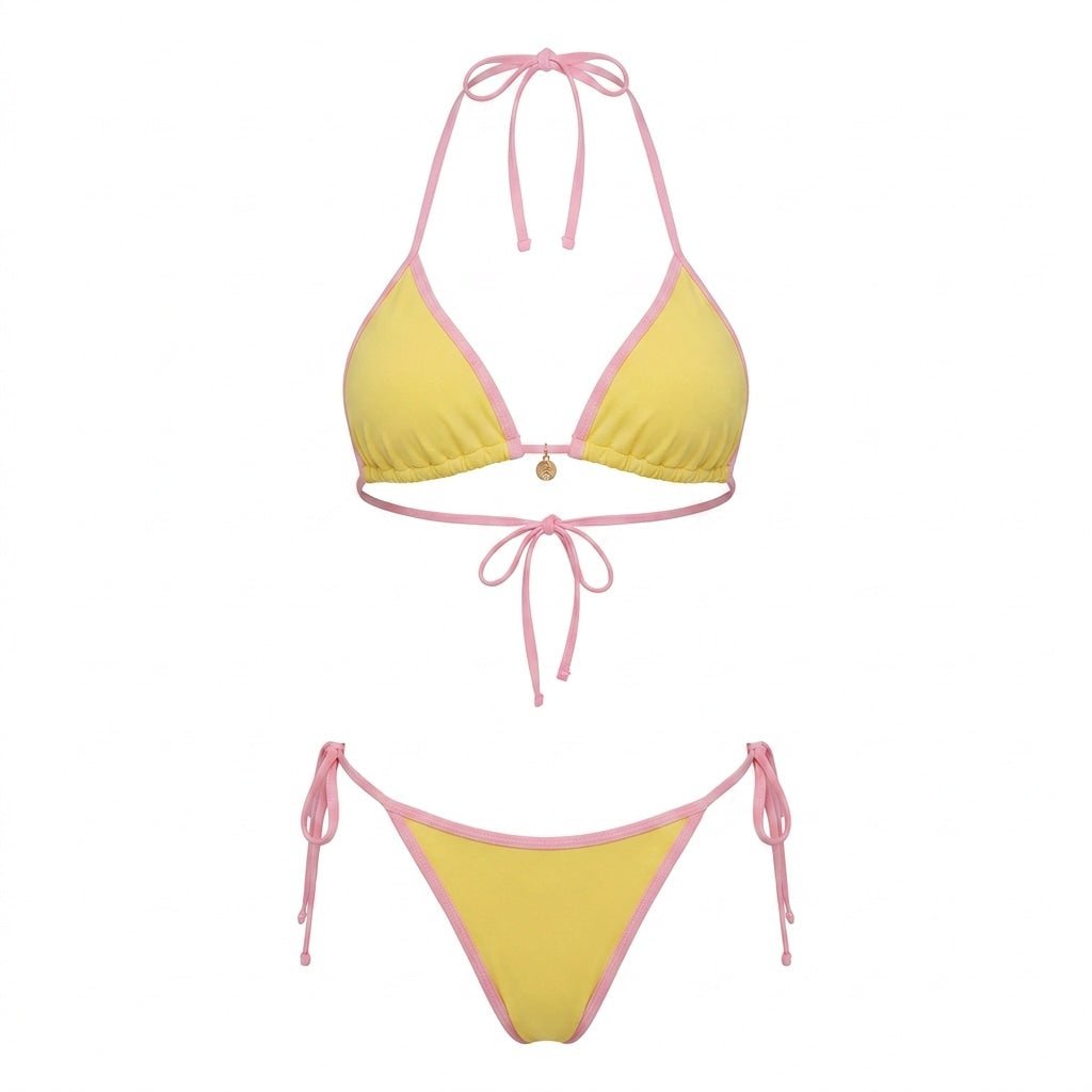 Contrast Binding Triangle Bikini