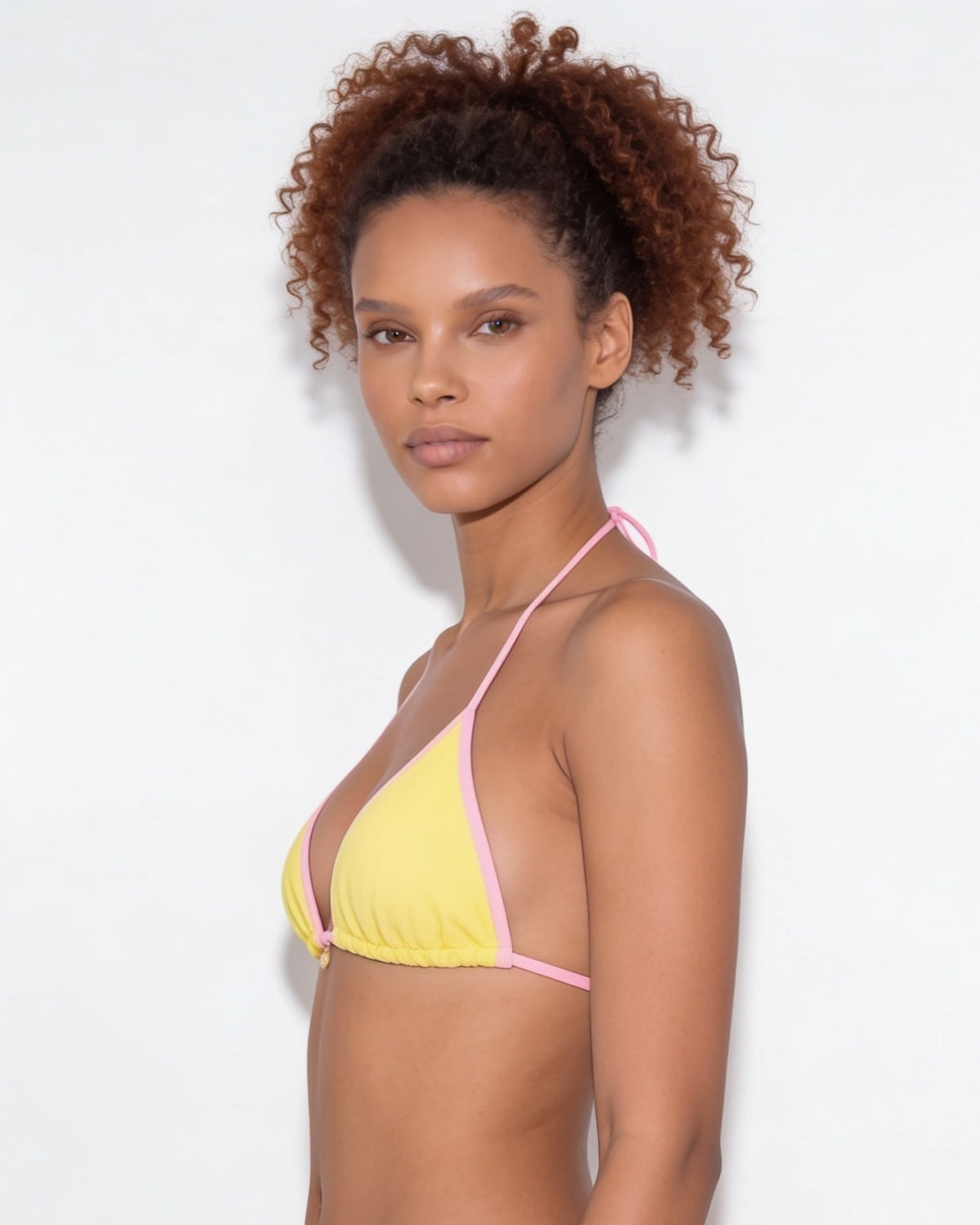 Contrast Binding Triangle Bikini