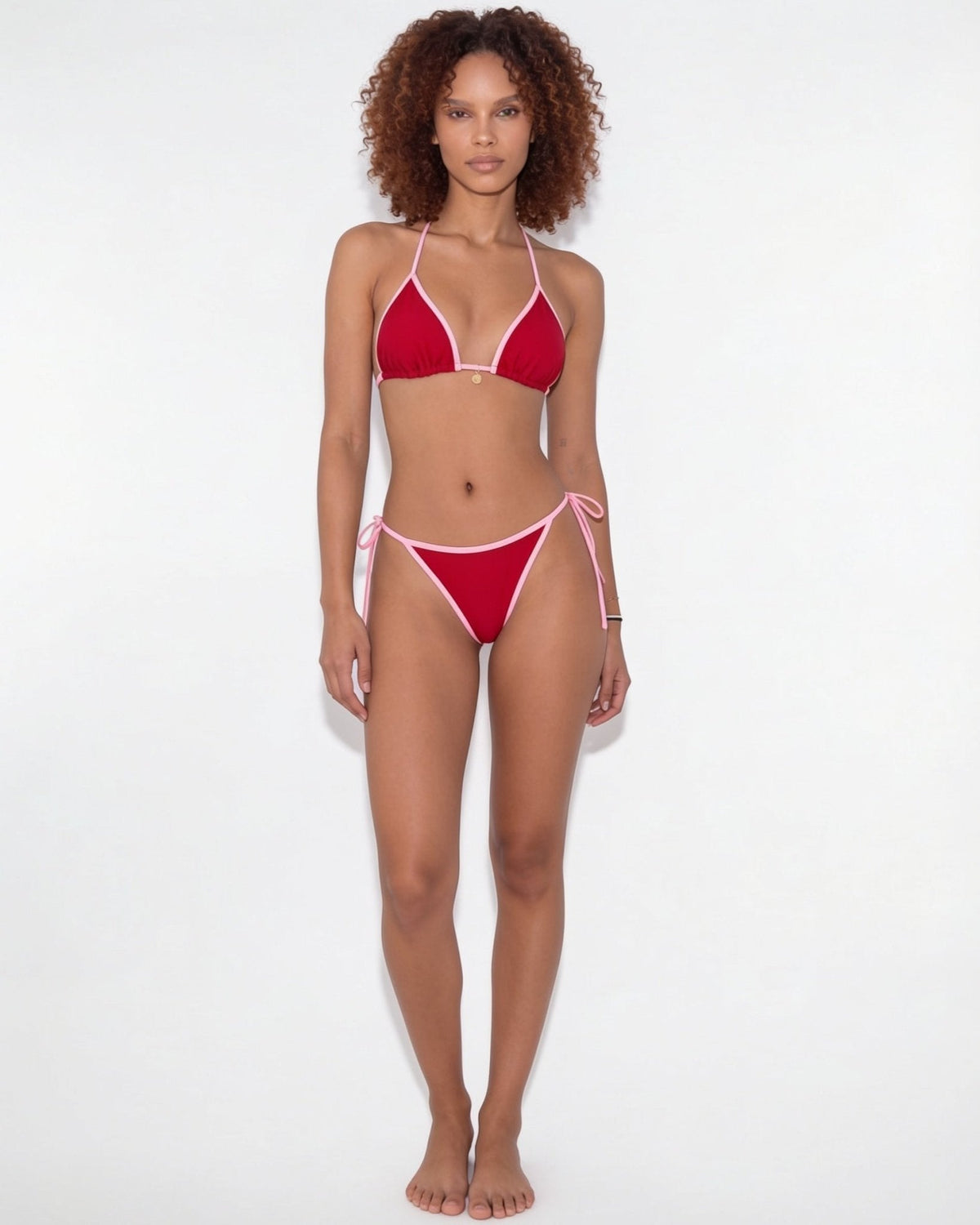 Contrast Binding Triangle Bikini