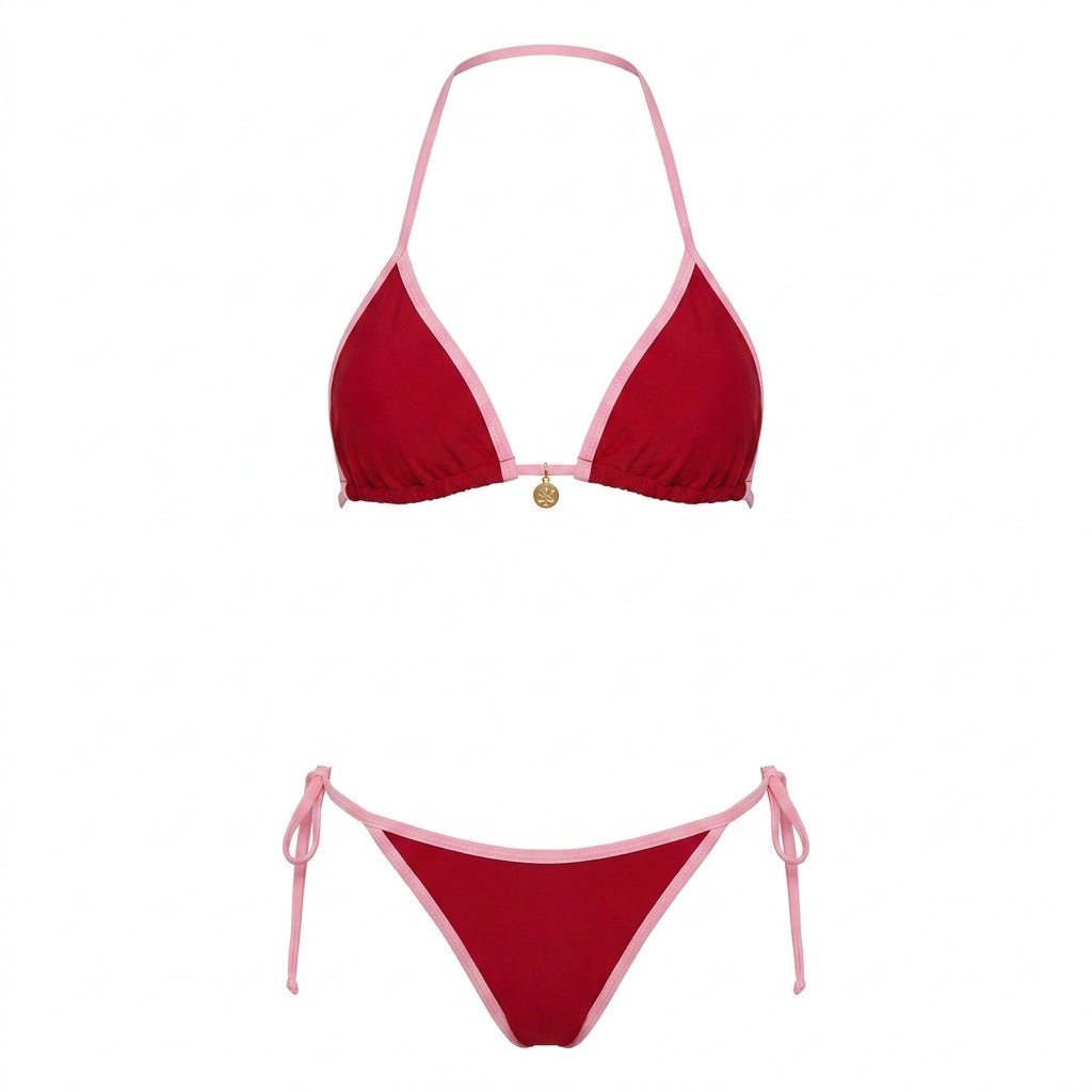 Contrast Binding Triangle Bikini