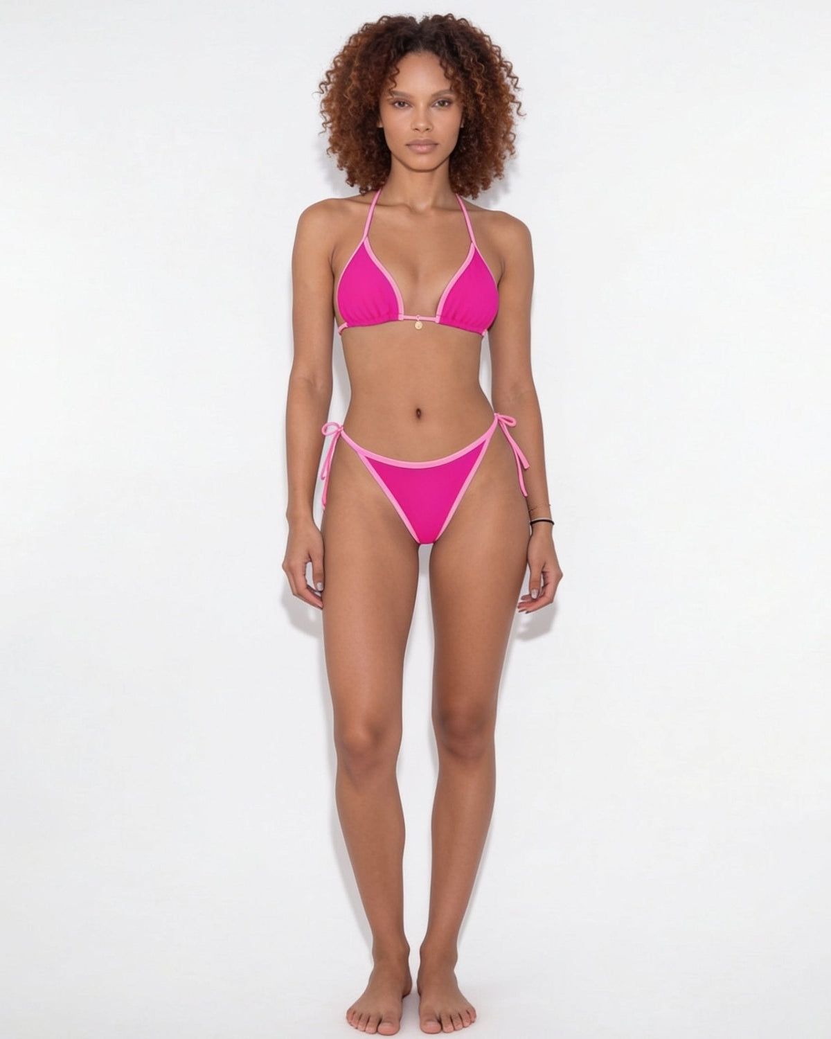 Contrast Binding Triangle Bikini