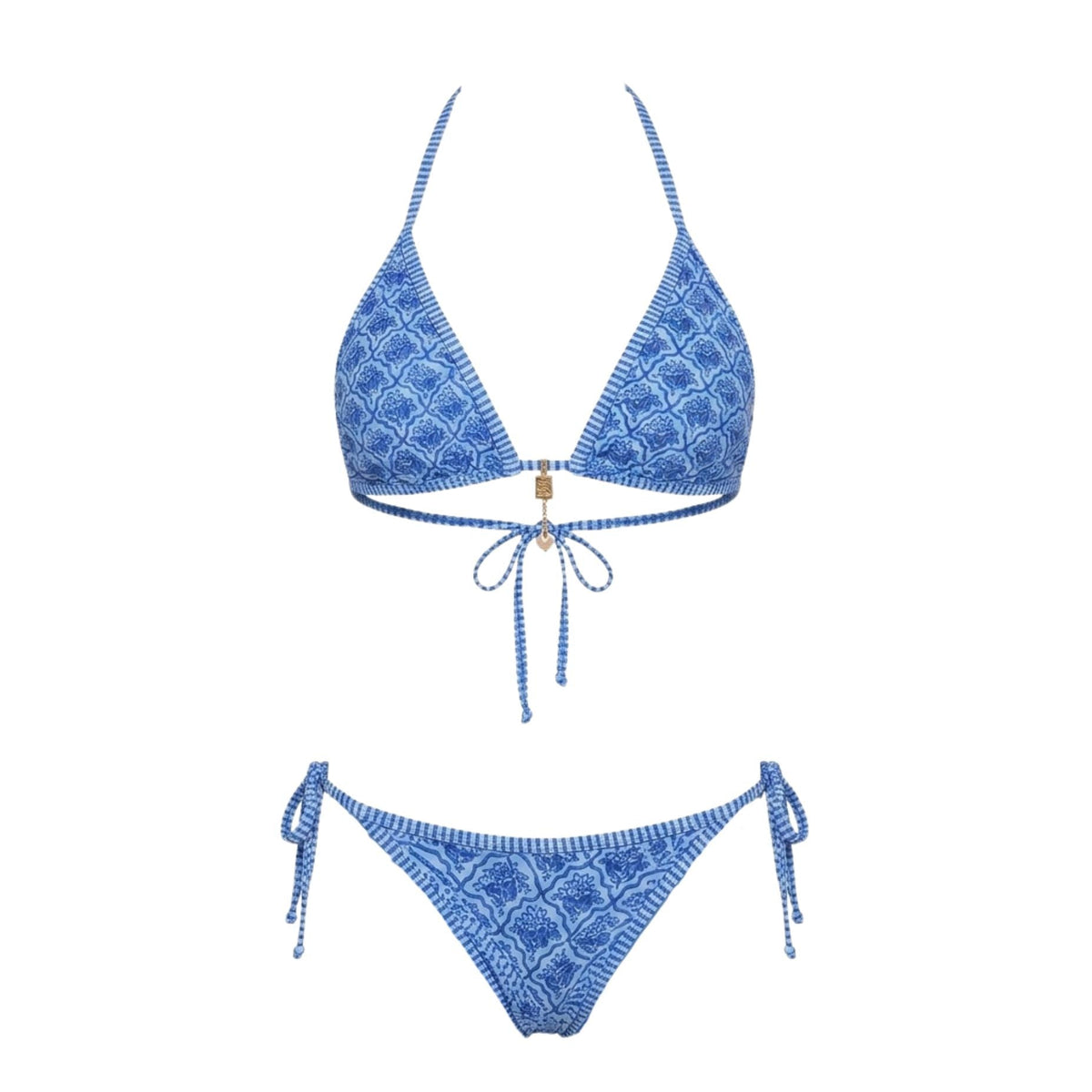 Contrast Binding Triangle Bikini