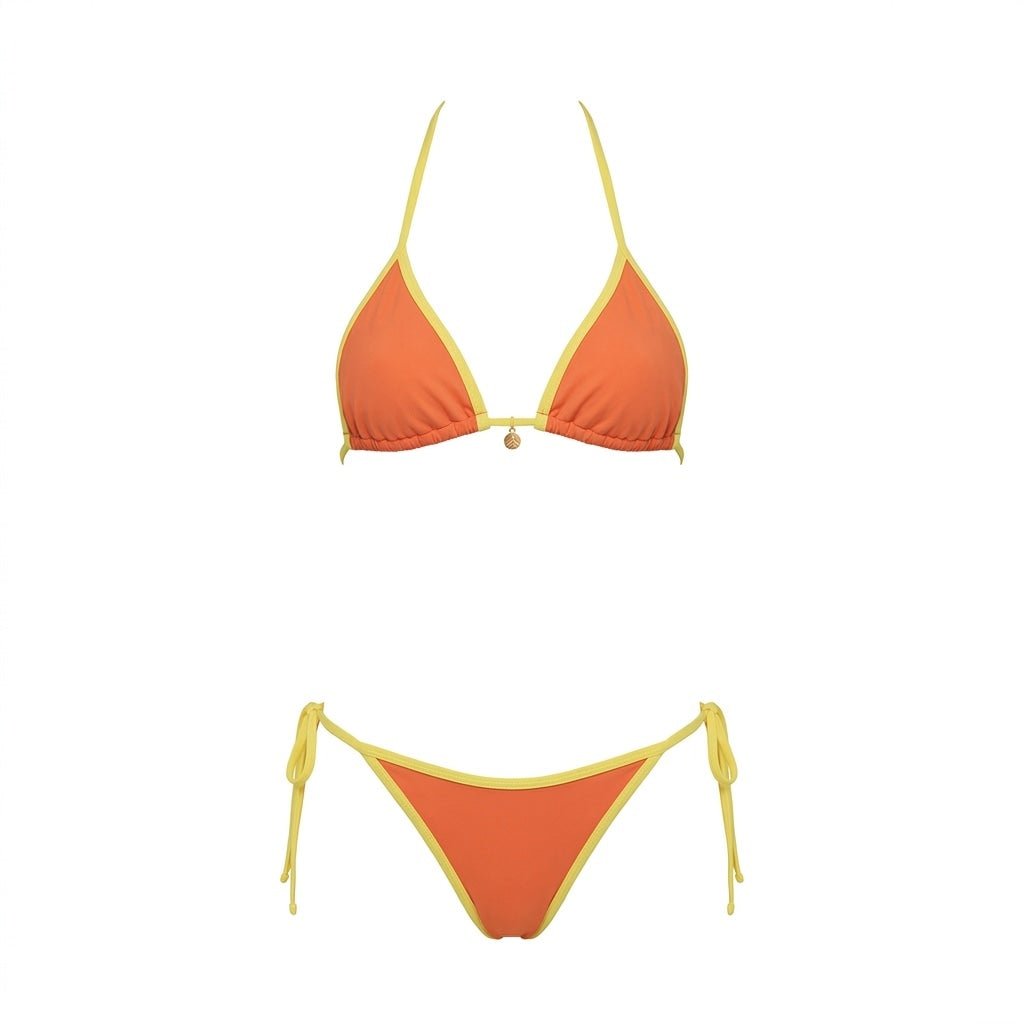 Contrast Binding Triangle Bikini