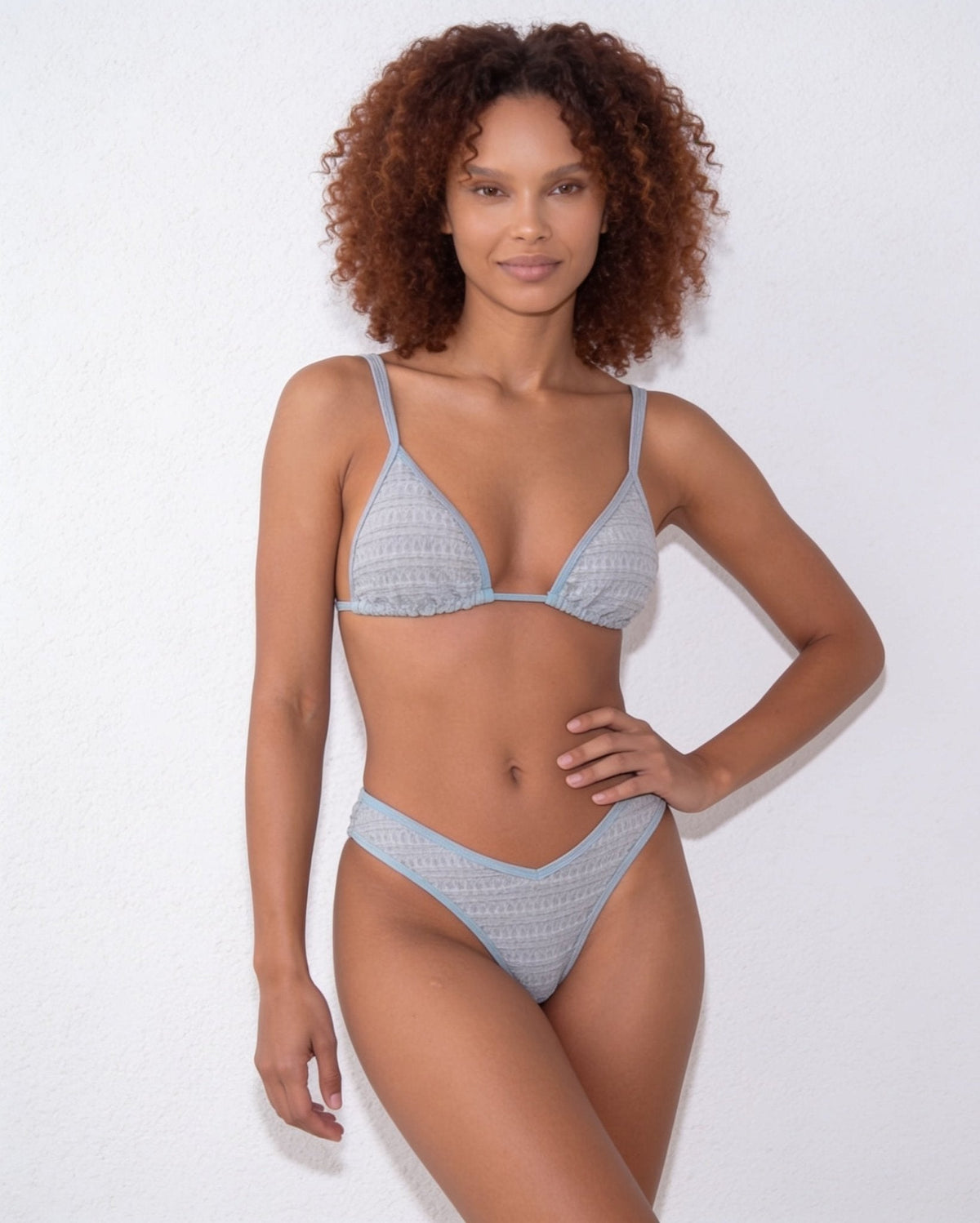 Crochet Triangle Bikini Set