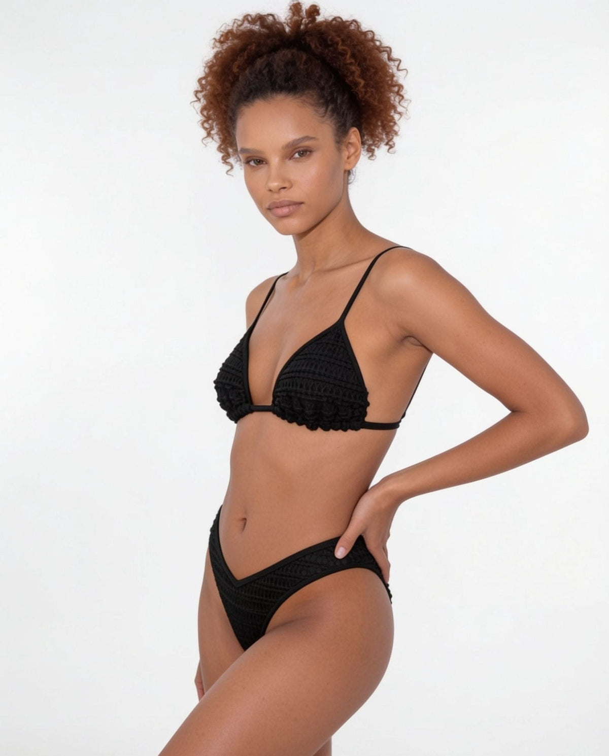 Crochet Triangle Bikini Set