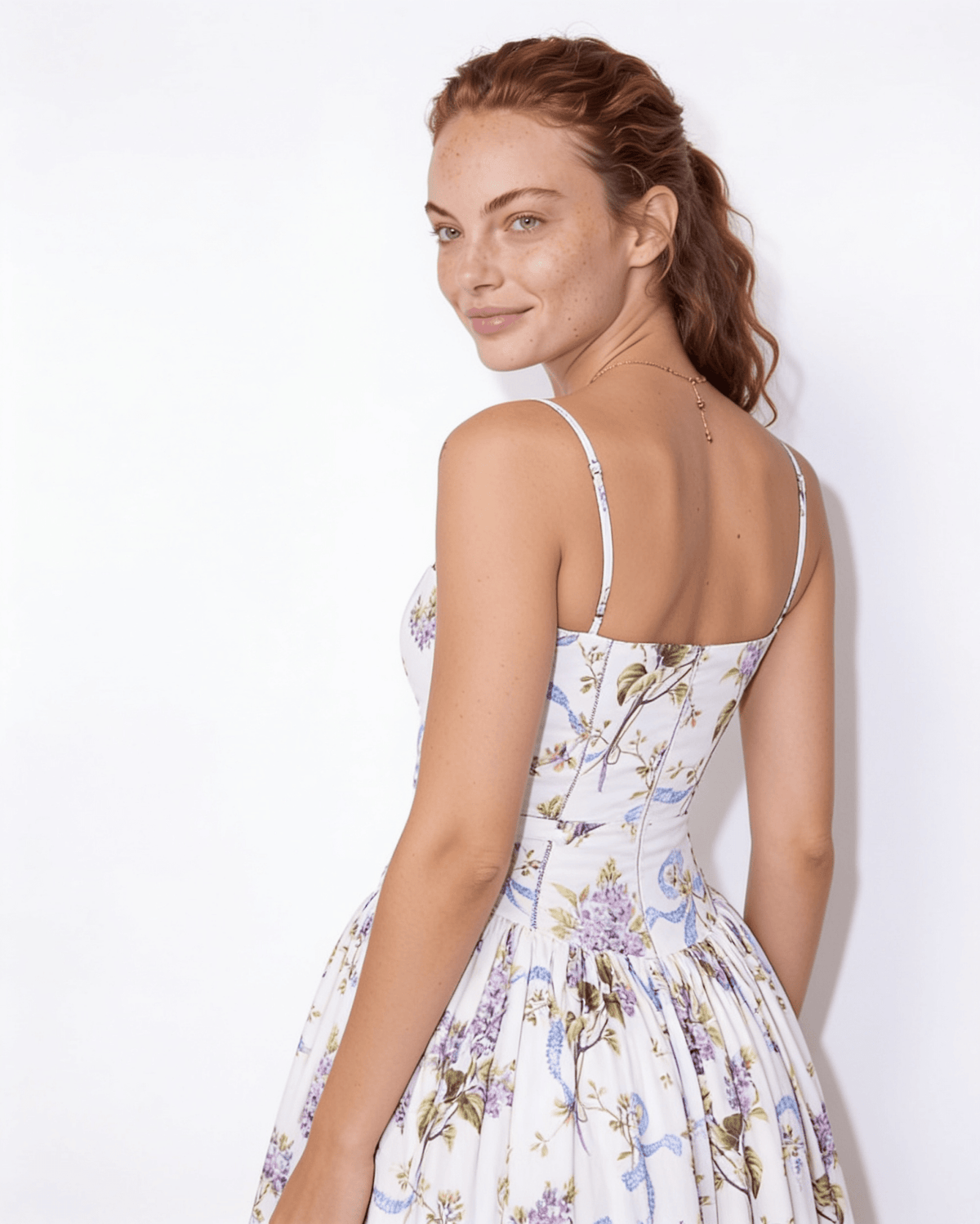 Floral Corset Maxi Dress