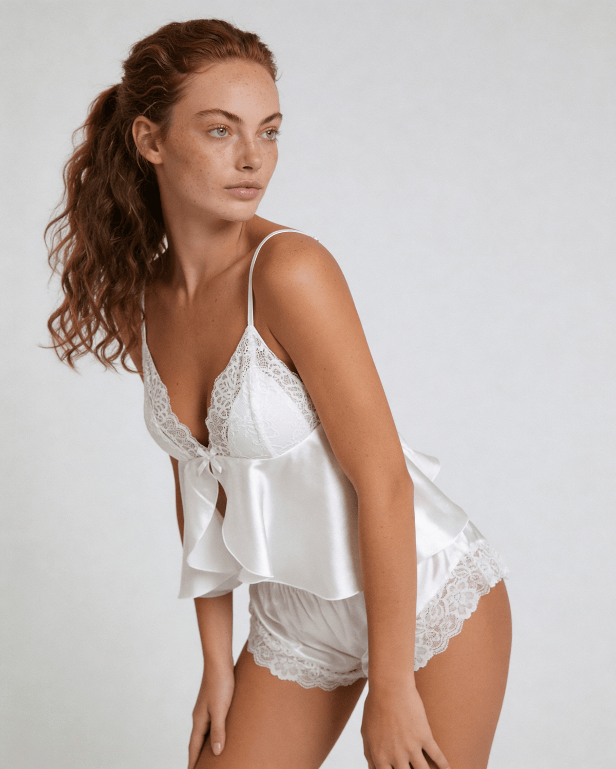 Satin Cami Shorts Pyjama Set