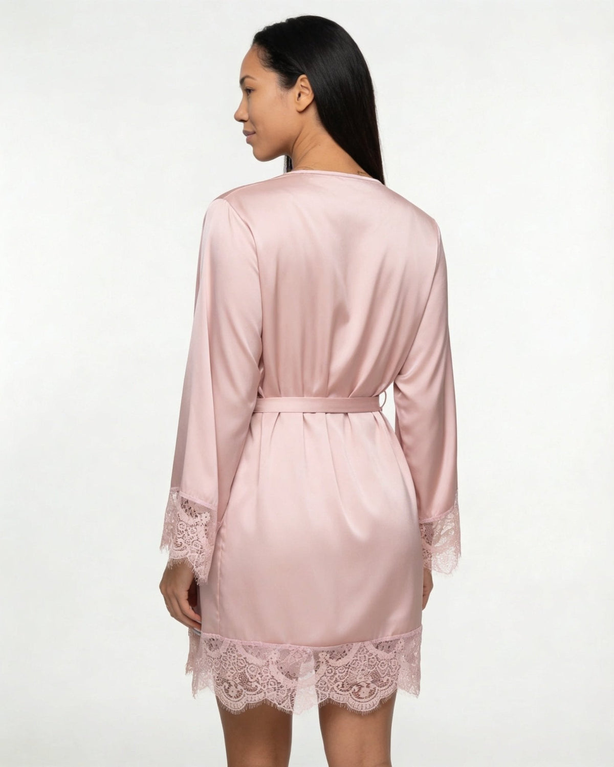 Satin Chemise Robe Set