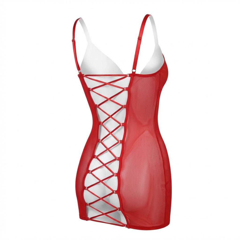 See Through Mesh Chemise