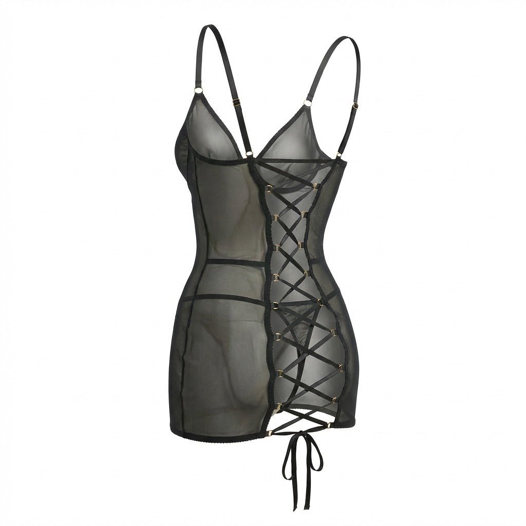 See Through Mesh Chemise